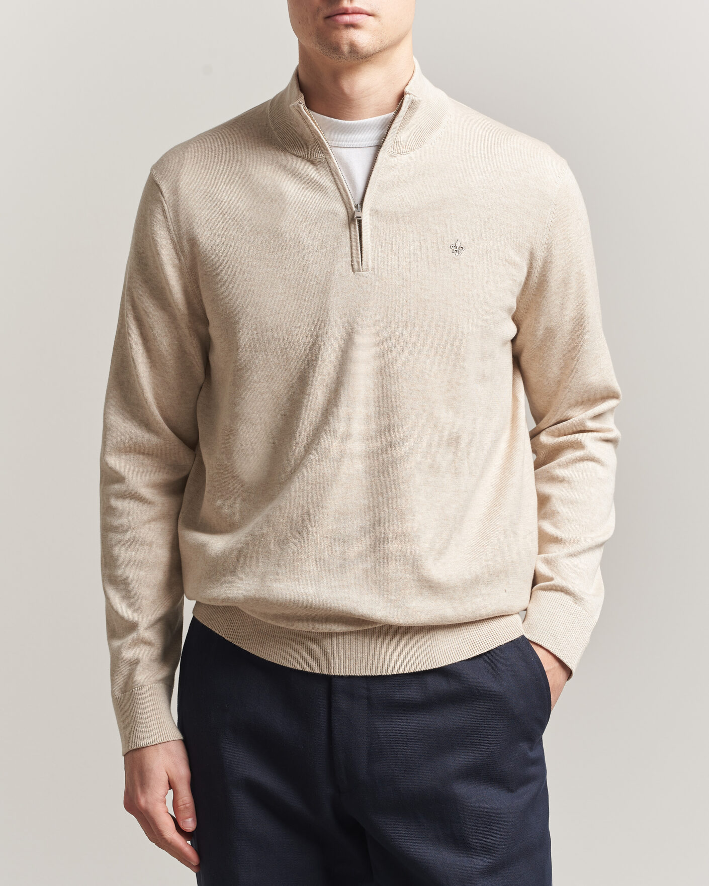 Herr | Tröjor | Morris | Riley Half-Zip Khaki