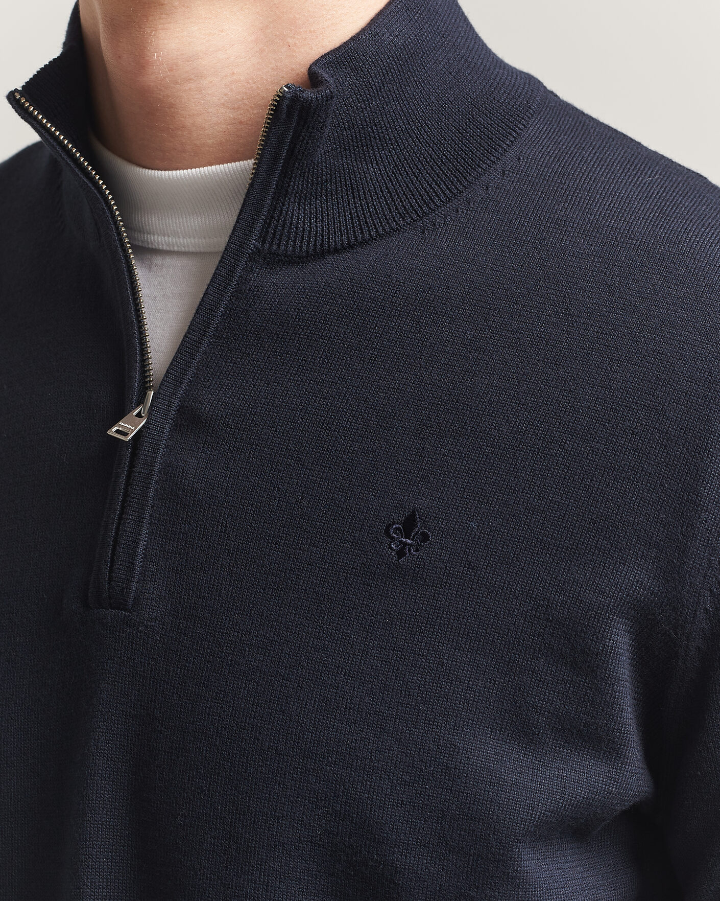 Herr | Tröjor | Morris | Riley Half-Zip Navy