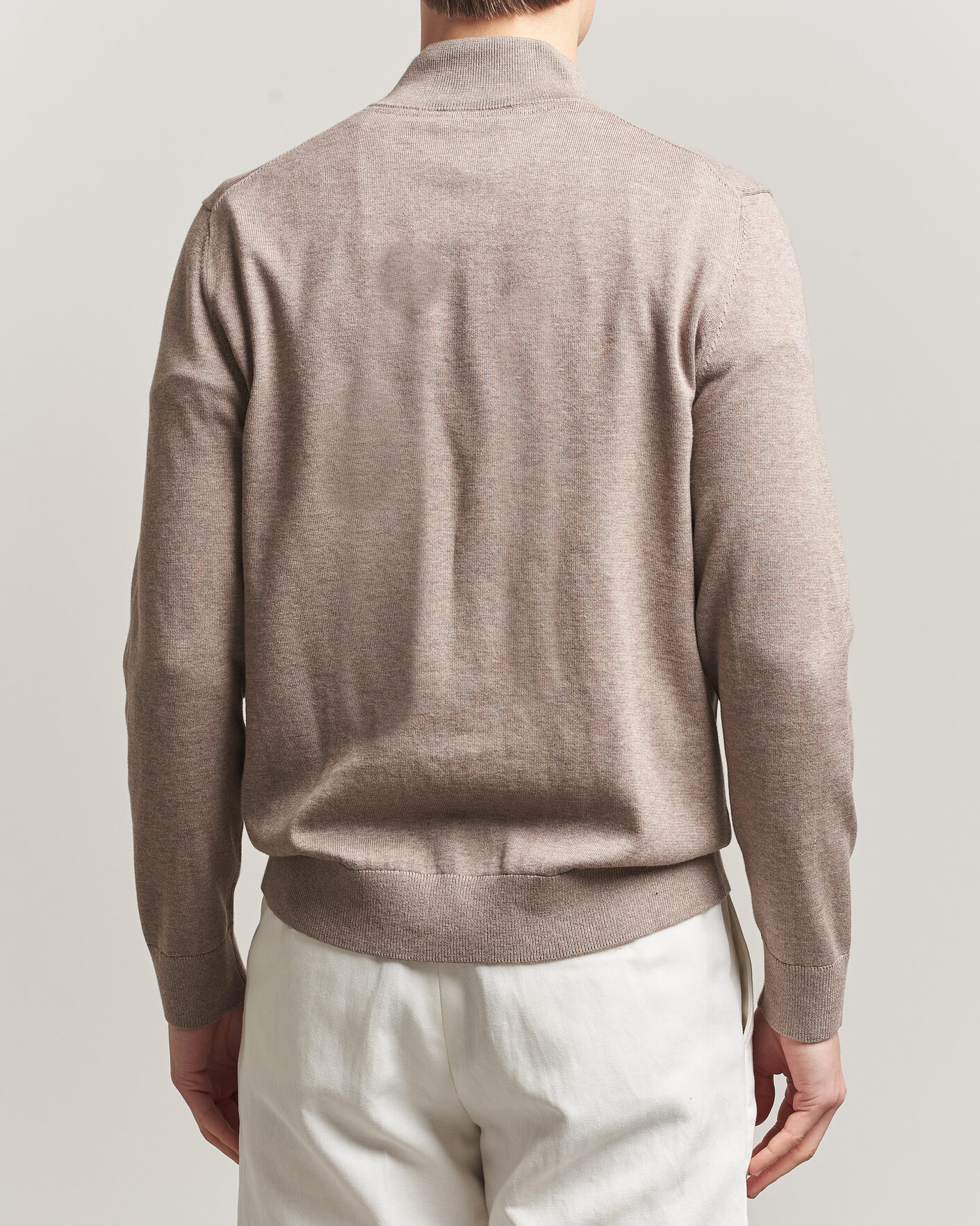 Herr | Tröjor | Morris | Riley Half-Zip Brown