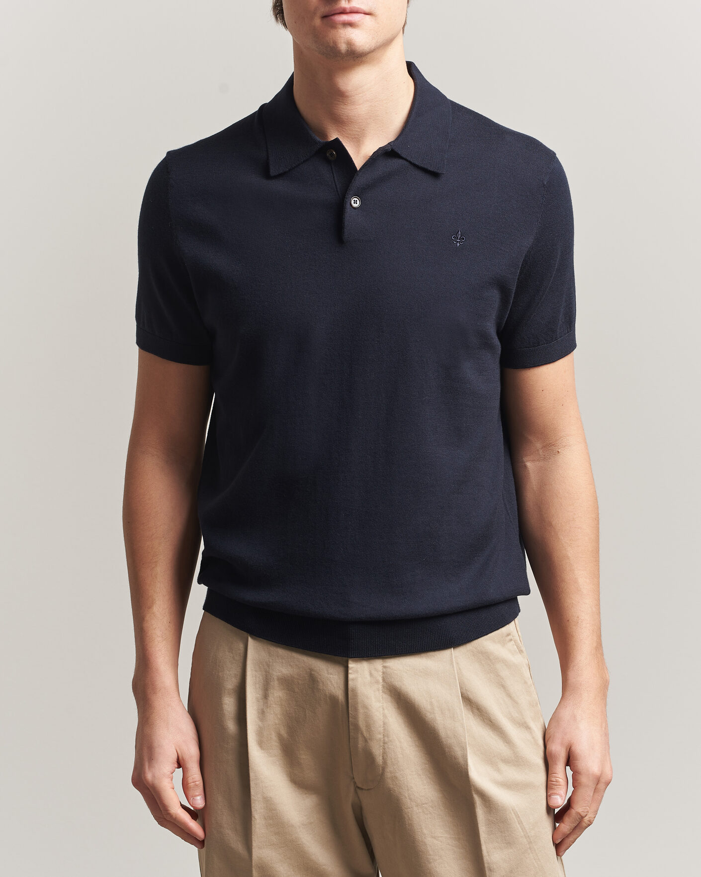 Herr | Pikéer | Morris | Riley Short Sleeve Polo Navy