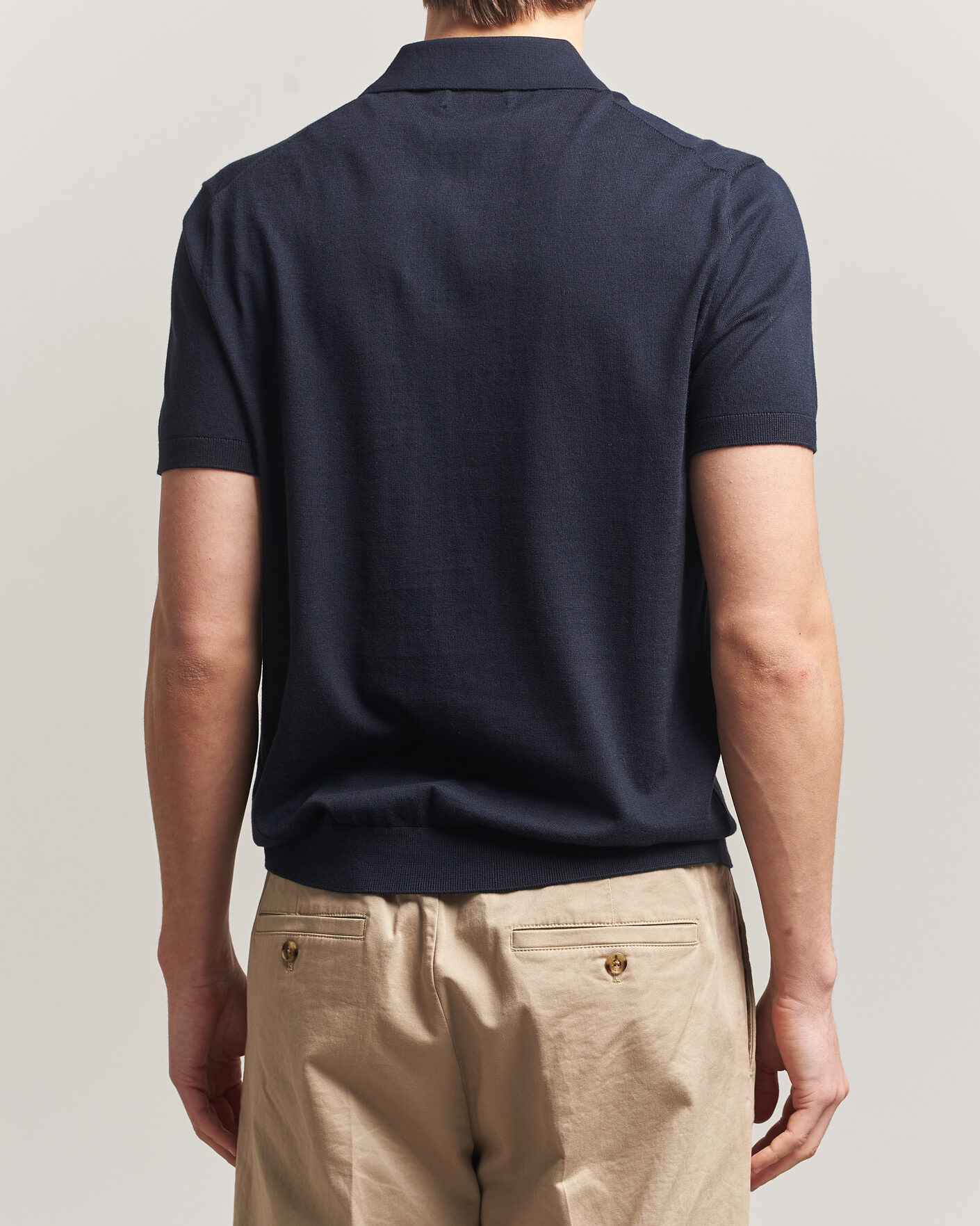 Herr | Pikéer | Morris | Riley Short Sleeve Polo Navy