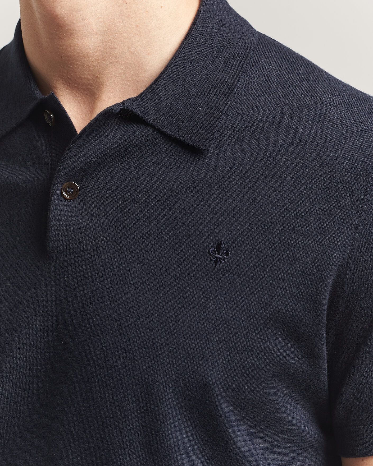 Herr | Pikéer | Morris | Riley Short Sleeve Polo Navy