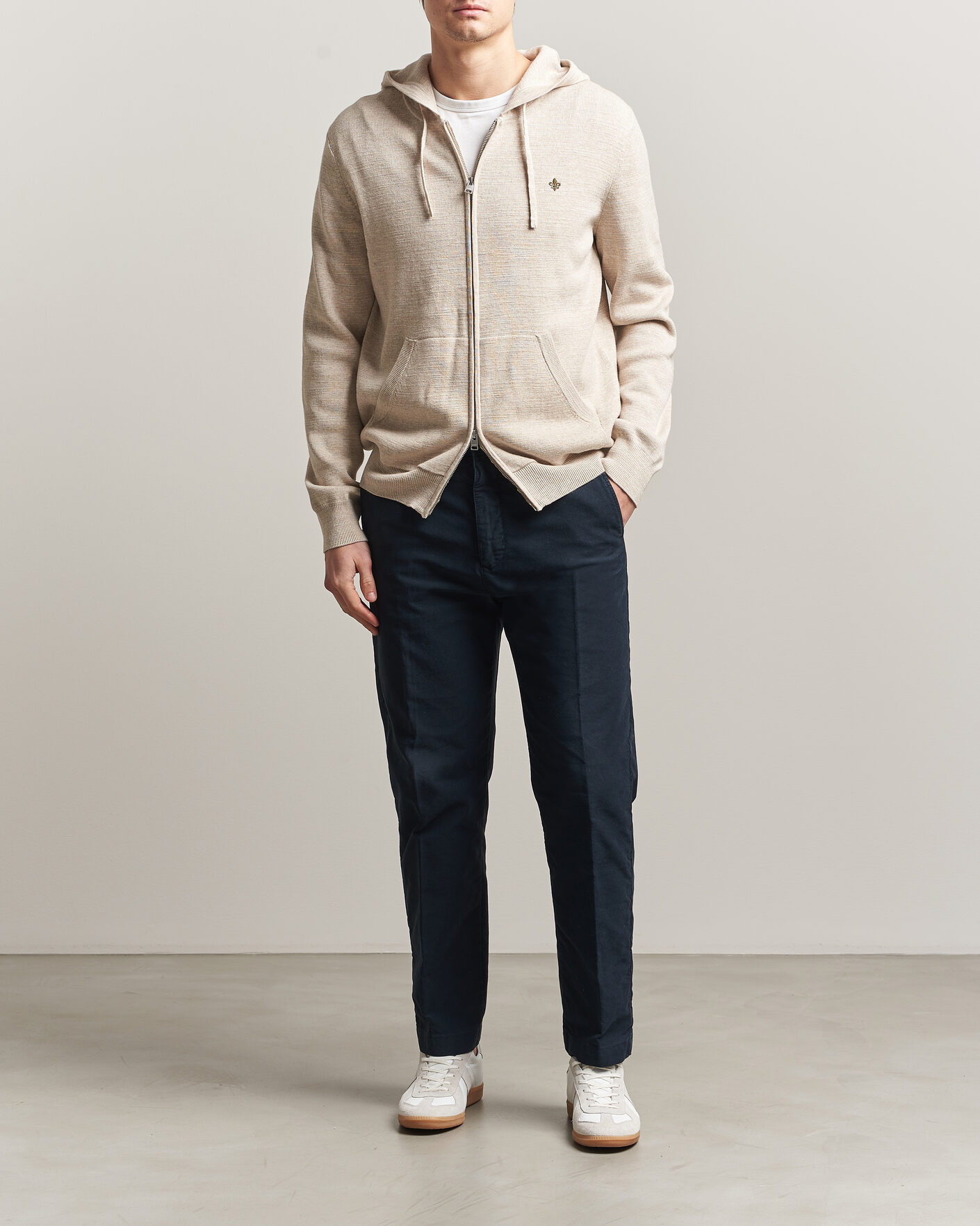 Herr | Tröjor | Morris | Randall Full-Zip Hoodie Khaki