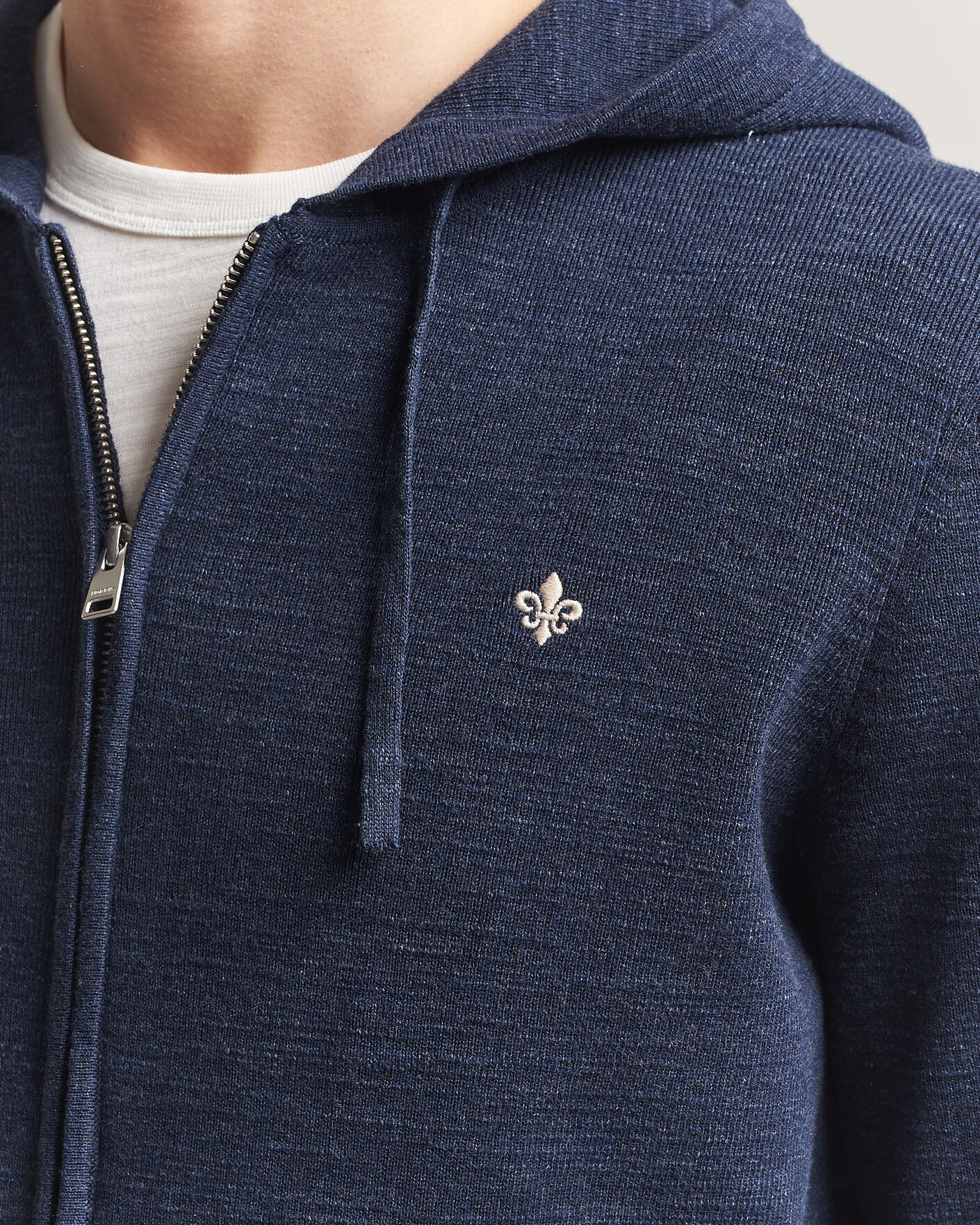 Herr | Tröjor | Morris | Randall Full-Zip Hoodie Navy