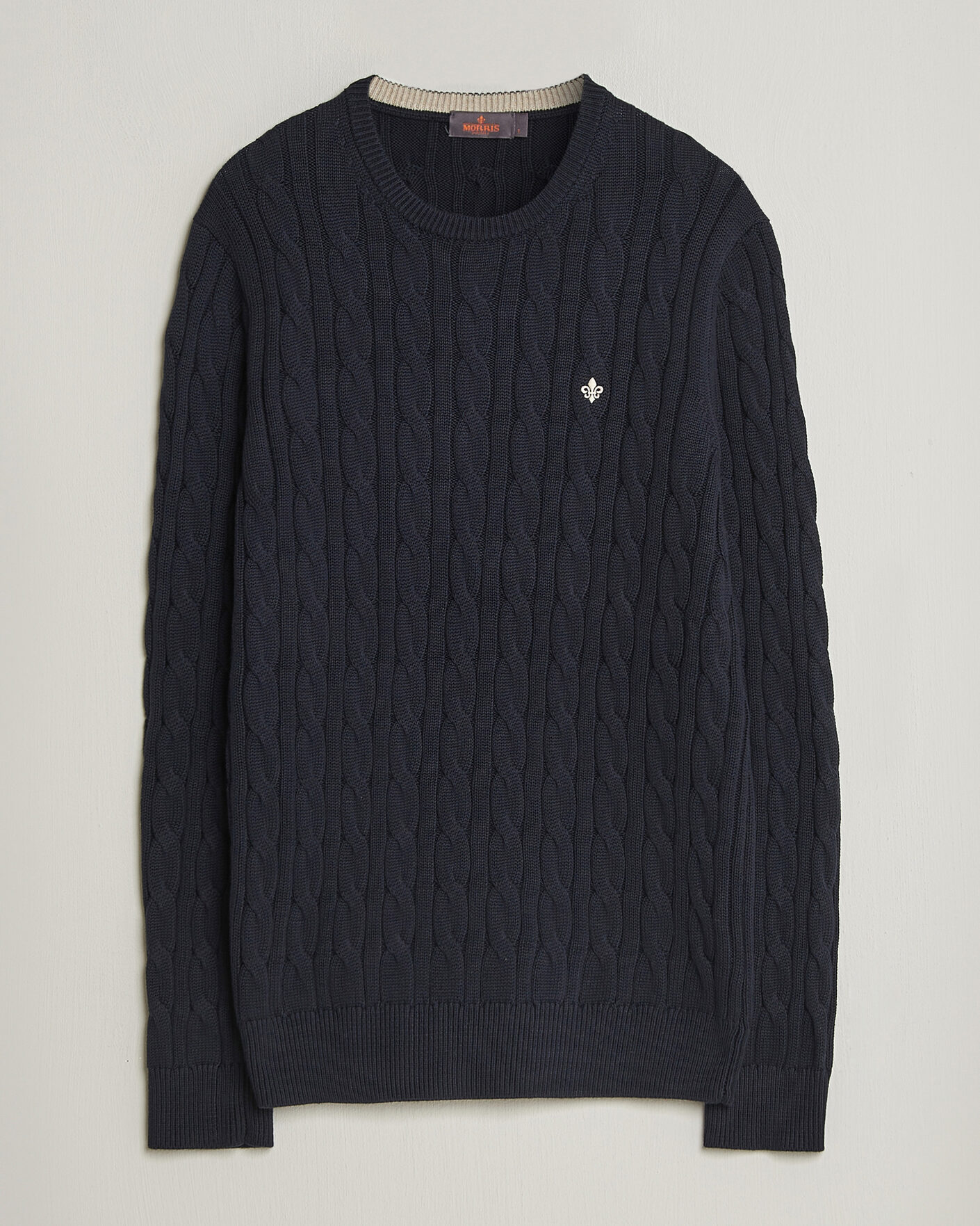 Herr | Tröjor | Morris | Ethan Cable Oneck Navy