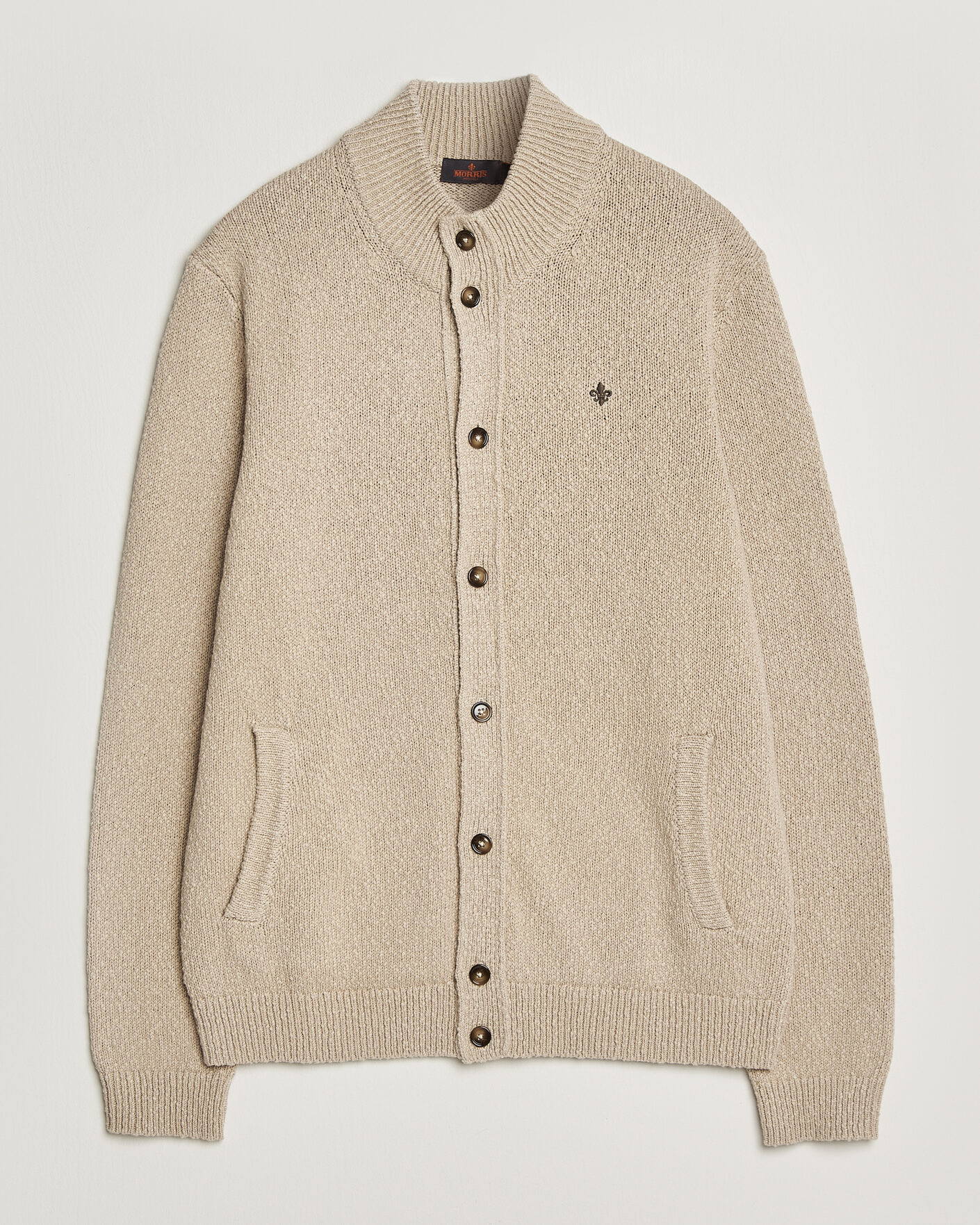 Herr | Tröjor | Morris | Windham Button Cardigan Khaki