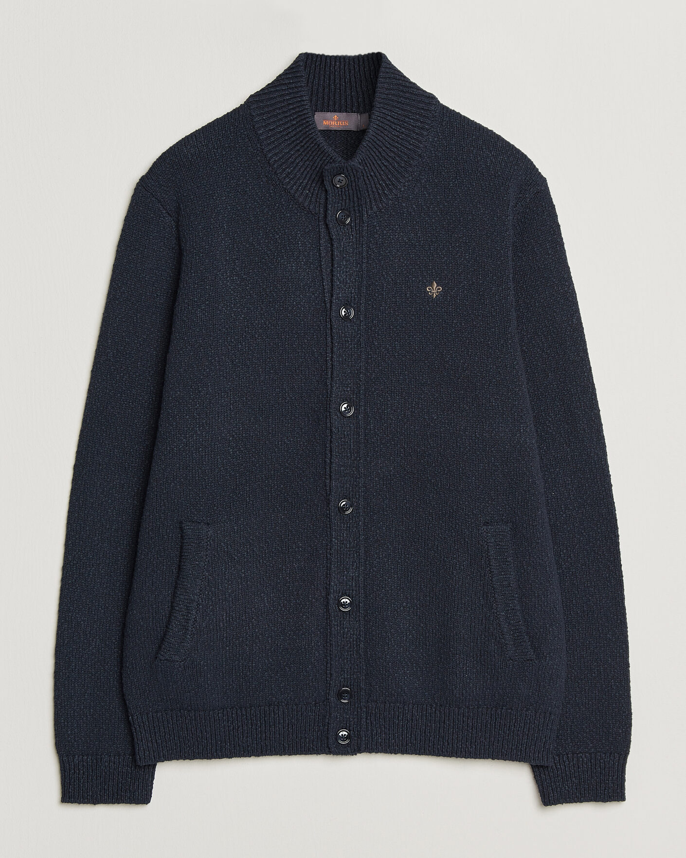 Herr | Tröjor | Morris | Windham Button Cardigan Navy