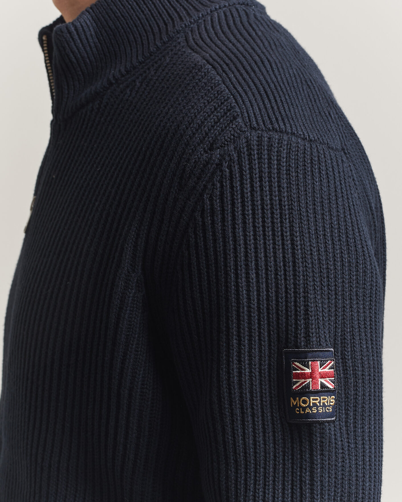 Herr | Tröjor | Morris | Brenton Full-Zip Cardigan Navy
