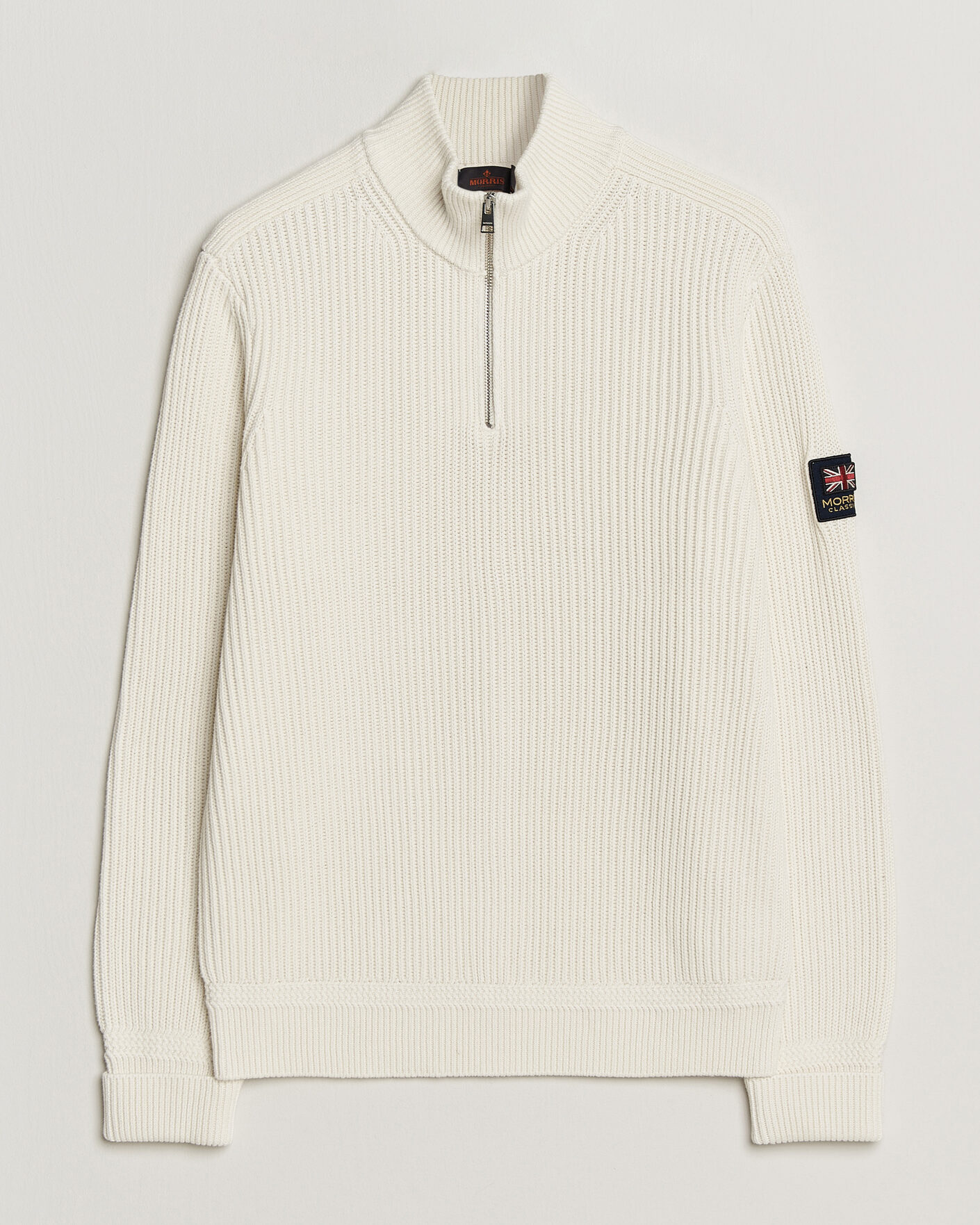 Herr | Tröjor | Morris | Brenton Half-Zip Off White
