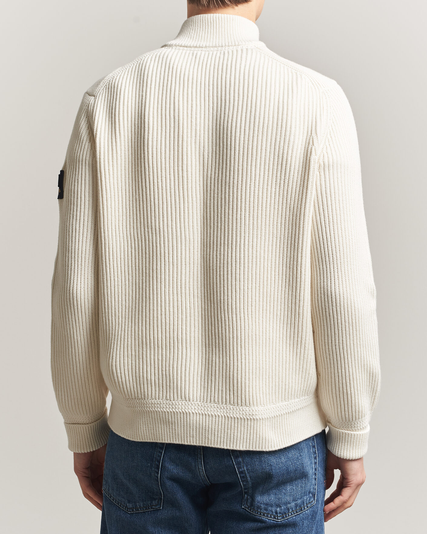 Herr | Tröjor | Morris | Brenton Half-Zip Off White