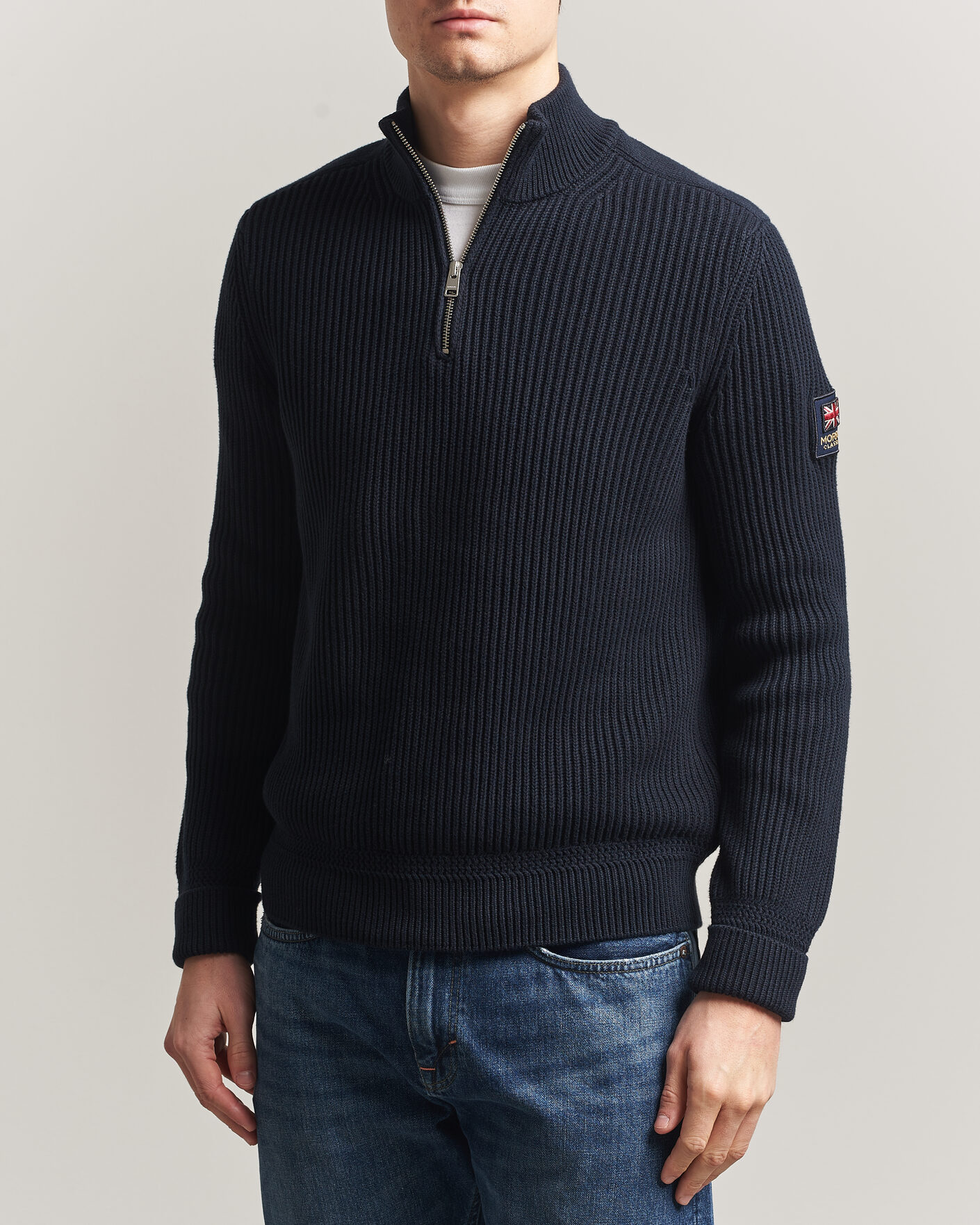 Herr | Tröjor | Morris | Brenton Half-Zip Navy