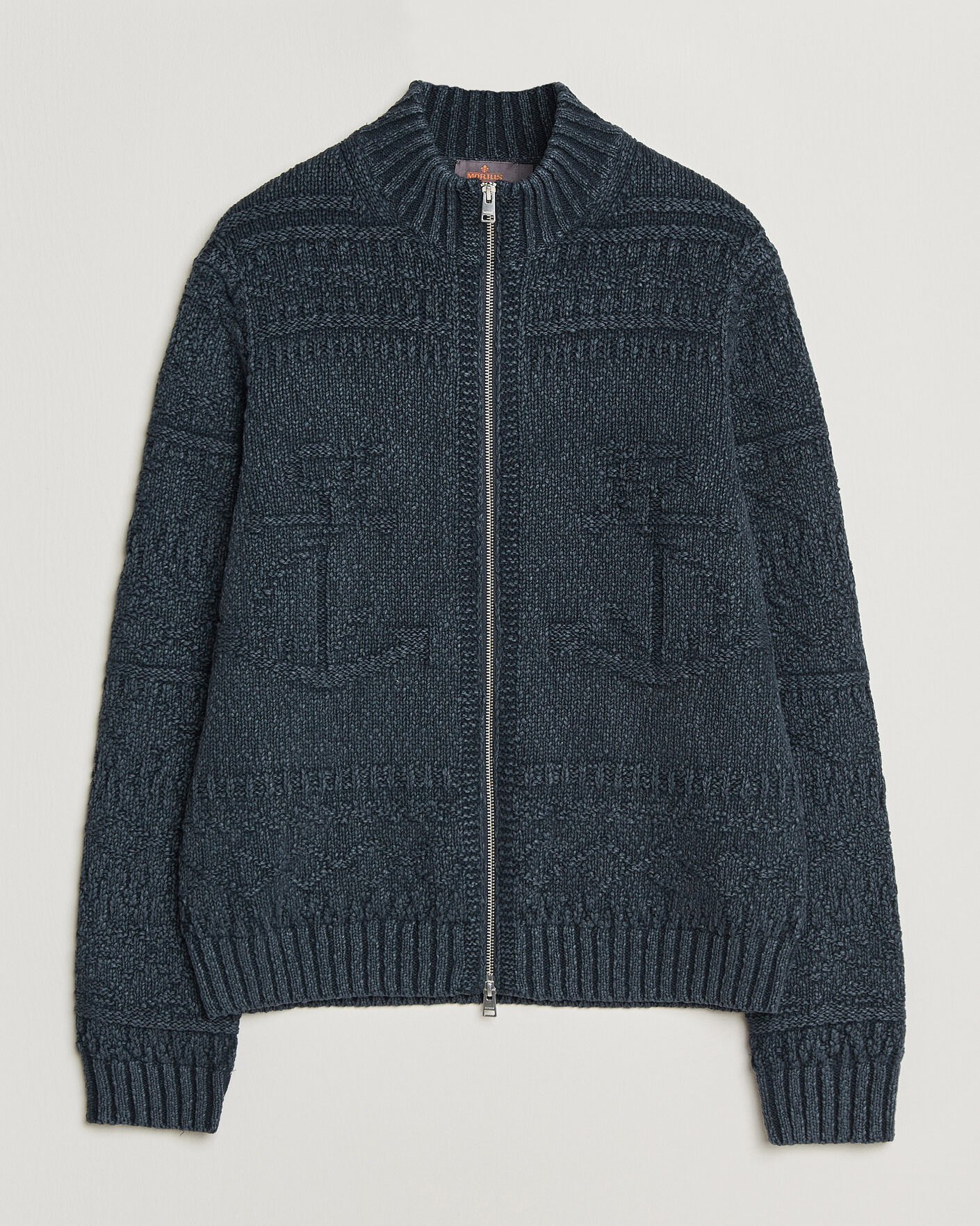 Herr | Tröjor | Morris | Chatham Knitted Jacket Navy