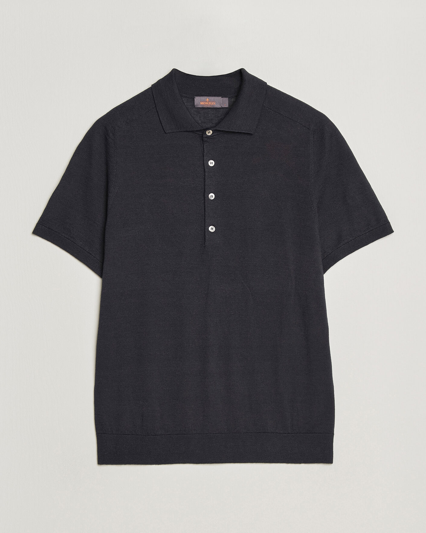 Herr | Pikéer | Morris | Colin Short Sleeve Polo Shirt Navy