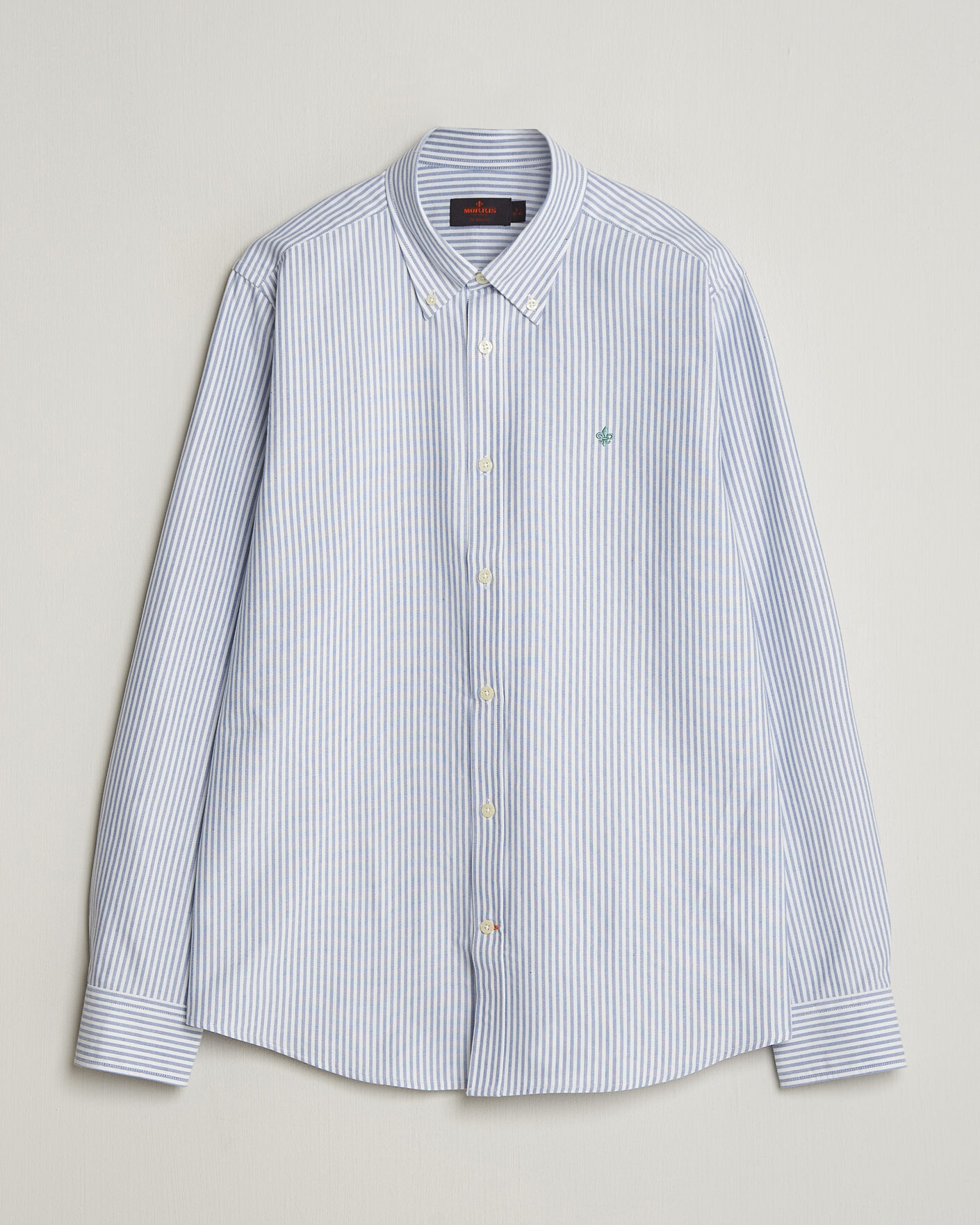 Herr | Skjortor | Morris | Douglas Striped Oxford Shirt Dark Blue