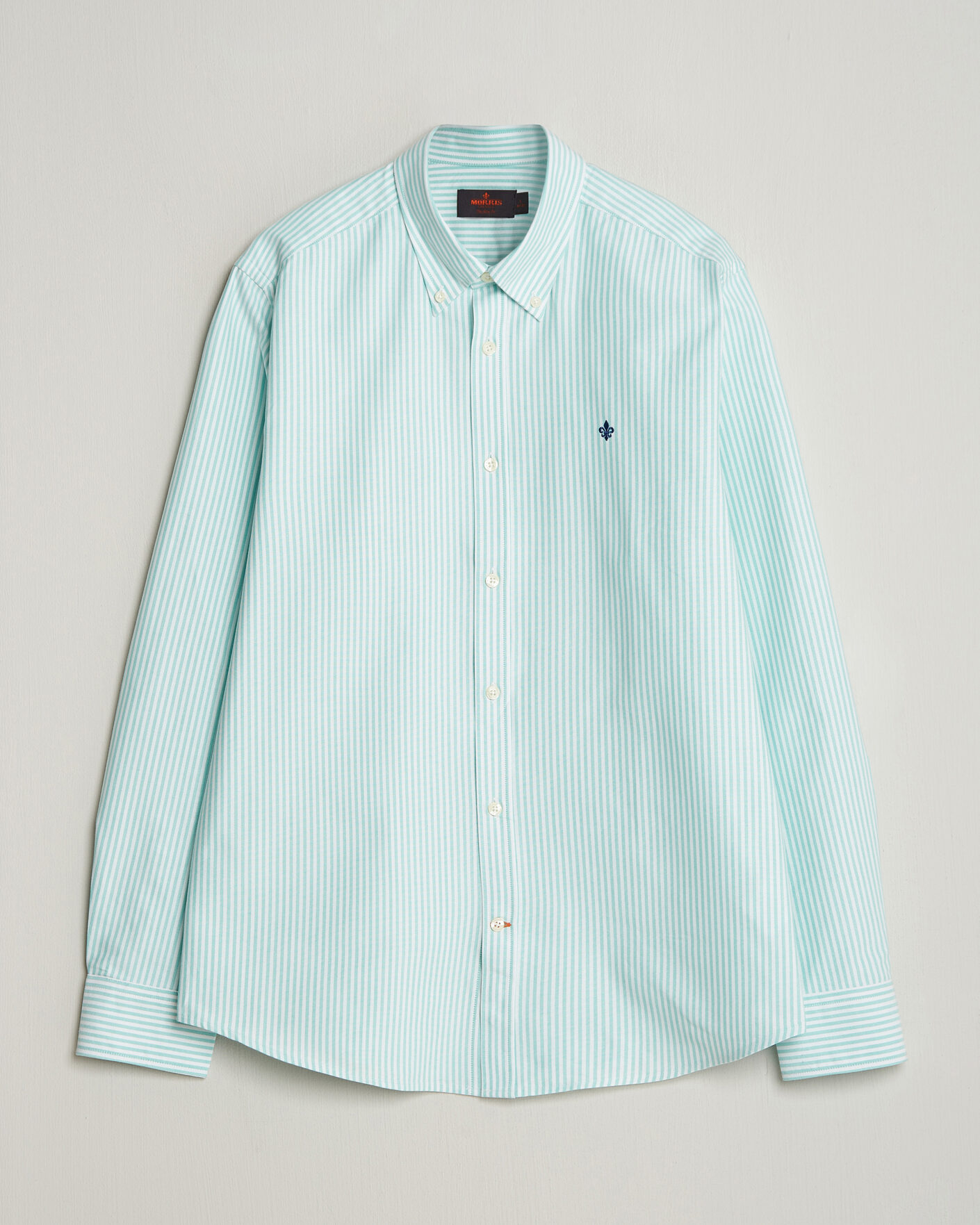 Herr | Skjortor | Morris | Douglas Striped Oxford Shirt Green