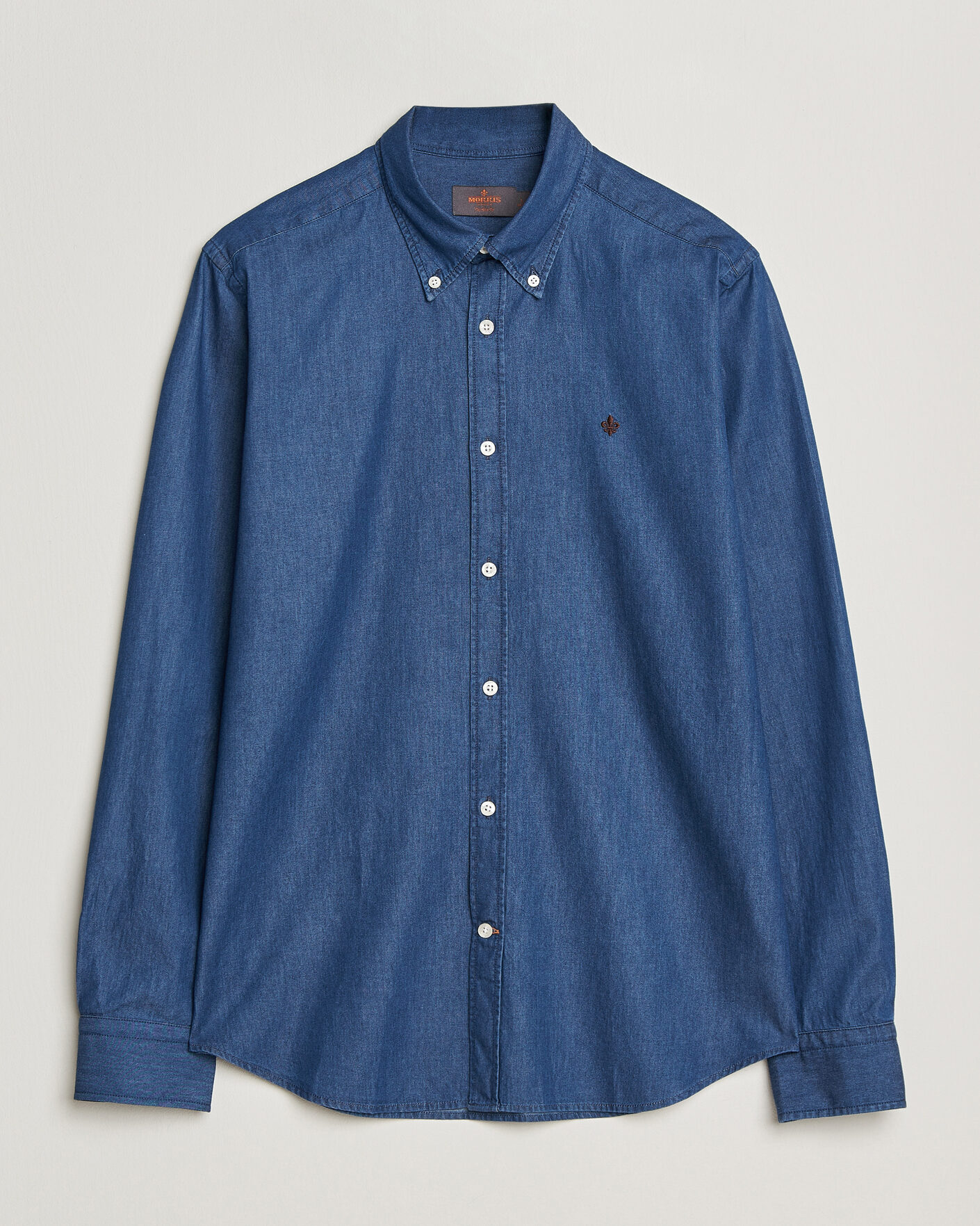 Herr | Skjortor | Morris | Light Denim Shirt Blue