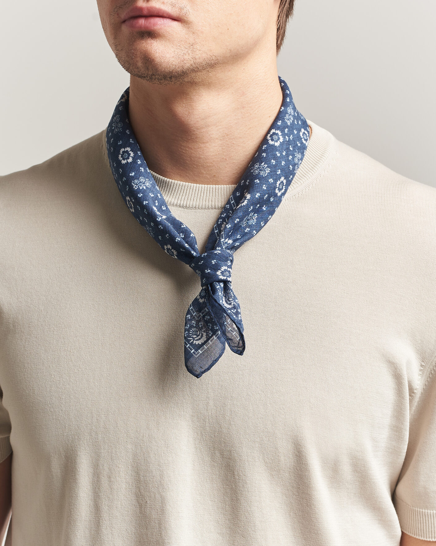Herr | Scarves | Morris | Bandana Navy
