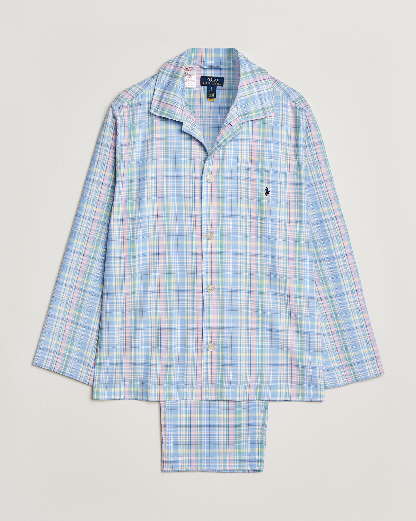 Herr | Pyjamas & Morgonrockar | Polo Ralph Lauren | Cotton Checked Pyjama Set Multi