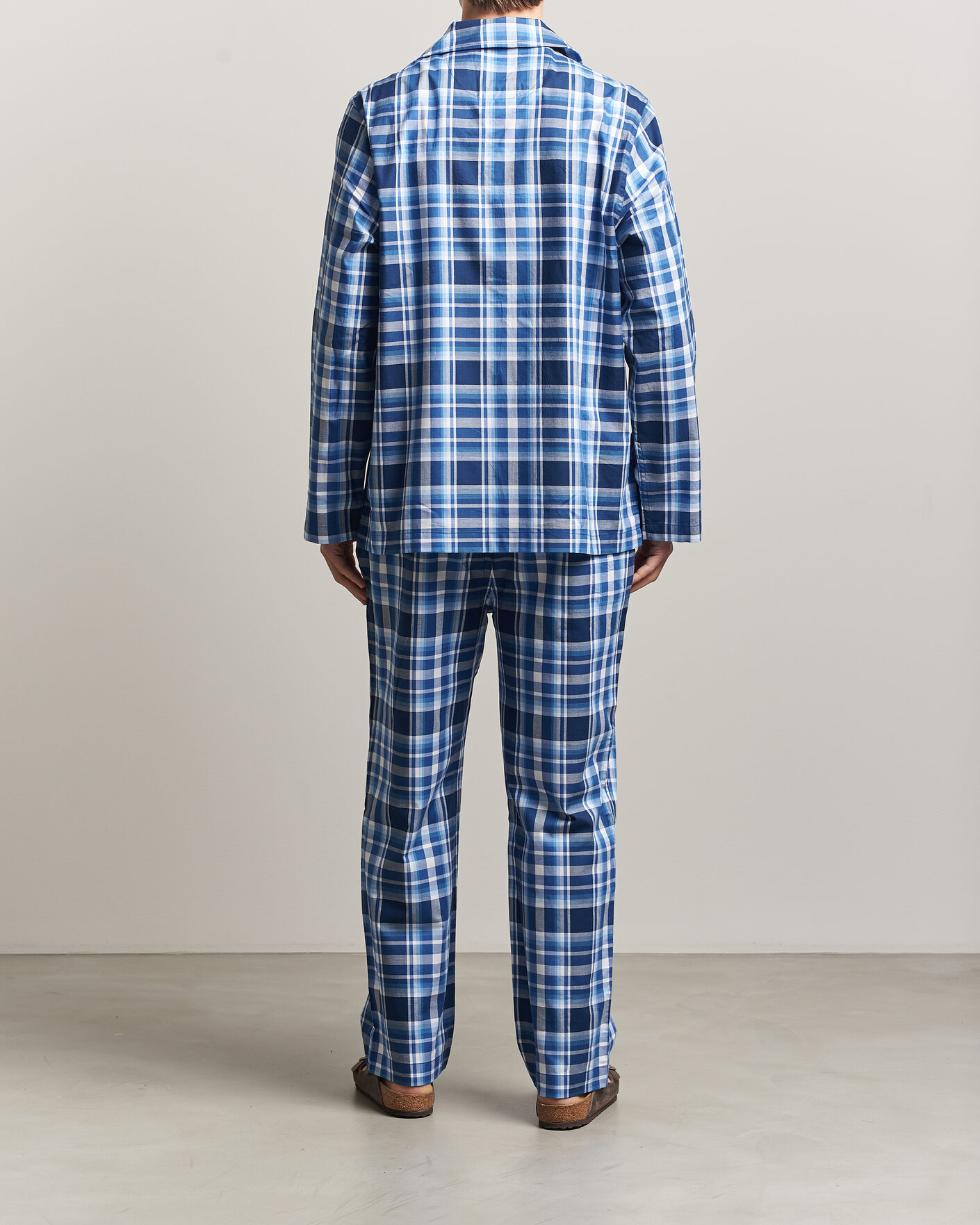 Herr | Pyjamas & Morgonrockar | Polo Ralph Lauren | Cotton Checked Pyjama Set Blue Multi