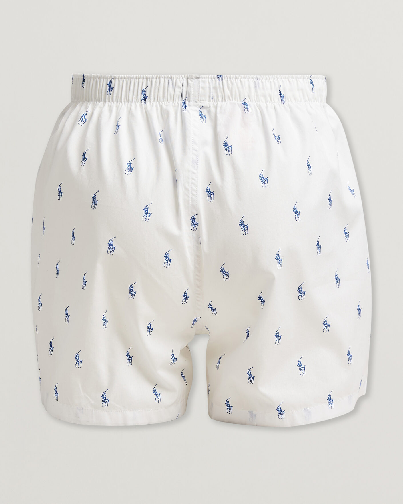 Herr | Underkläder | Polo Ralph Lauren | 3-Pack Woven Boxer White/Blue Stripe