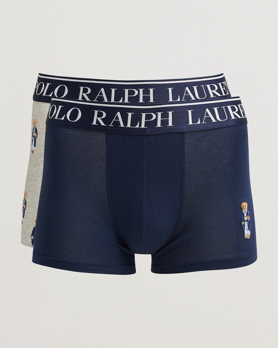 Herr | Underkläder | Polo Ralph Lauren | 2-Pack Cotton Trunk Navy/Taylor Heather