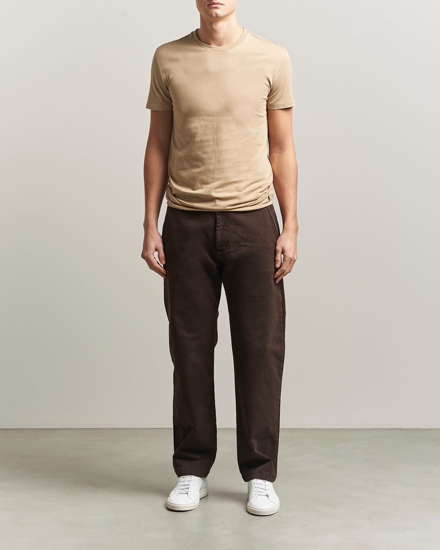 Herr | T-Shirts | Polo Ralph Lauren | 3-Pack Crew Neck T-Shirt Island/Khaki/Navy