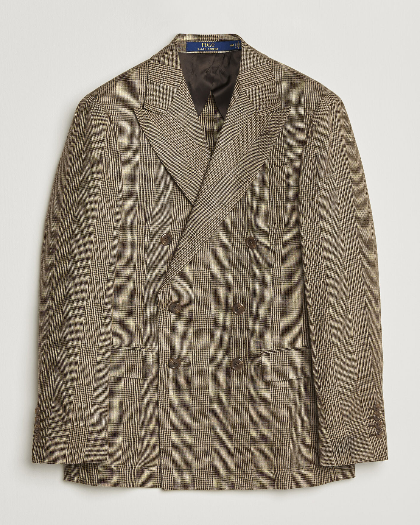 Herr | Kavajer | Polo Ralph Lauren | Mini Glenplaid DB Blazer Sage Multi