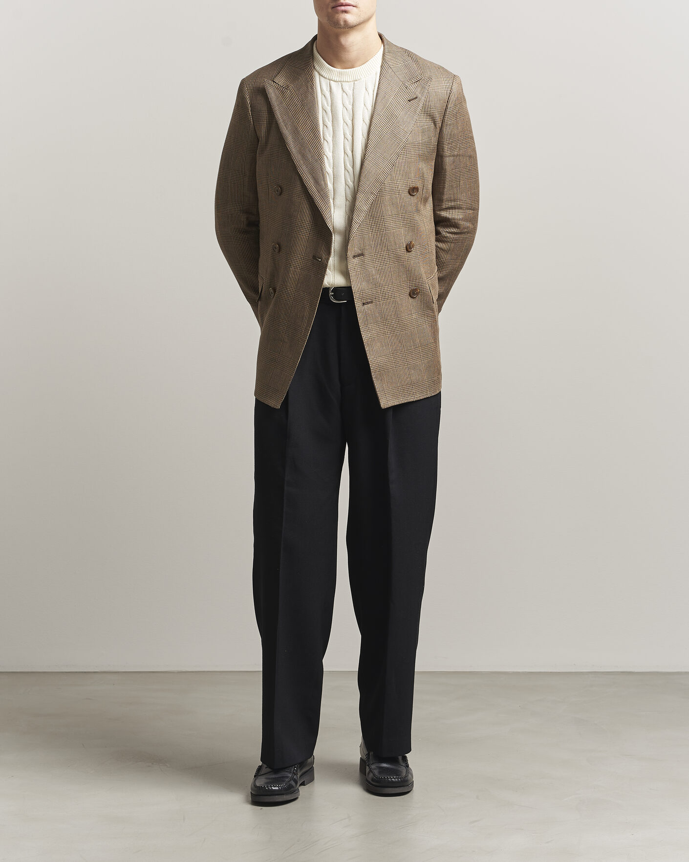 Herr | Kavajer | Polo Ralph Lauren | Mini Glenplaid DB Blazer Sage Multi