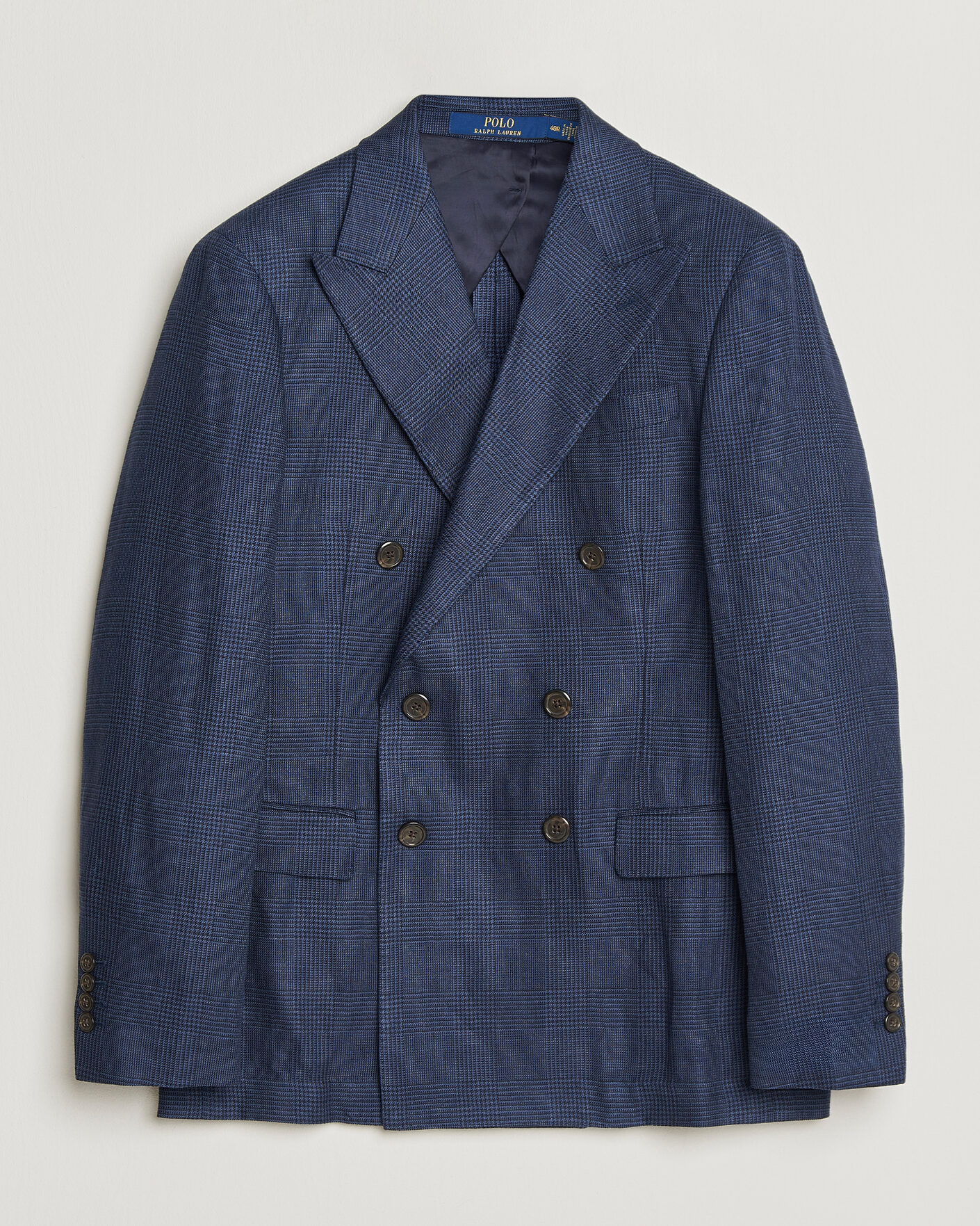 Herr | Kavajer | Polo Ralph Lauren | Mini Glenplaid DB Blazer Spring Navy