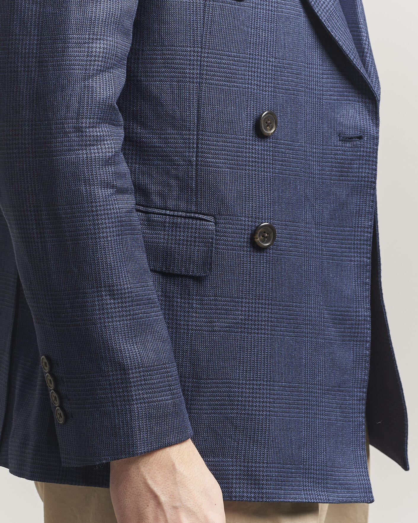 Herr | Kavajer | Polo Ralph Lauren | Mini Glenplaid DB Blazer Spring Navy