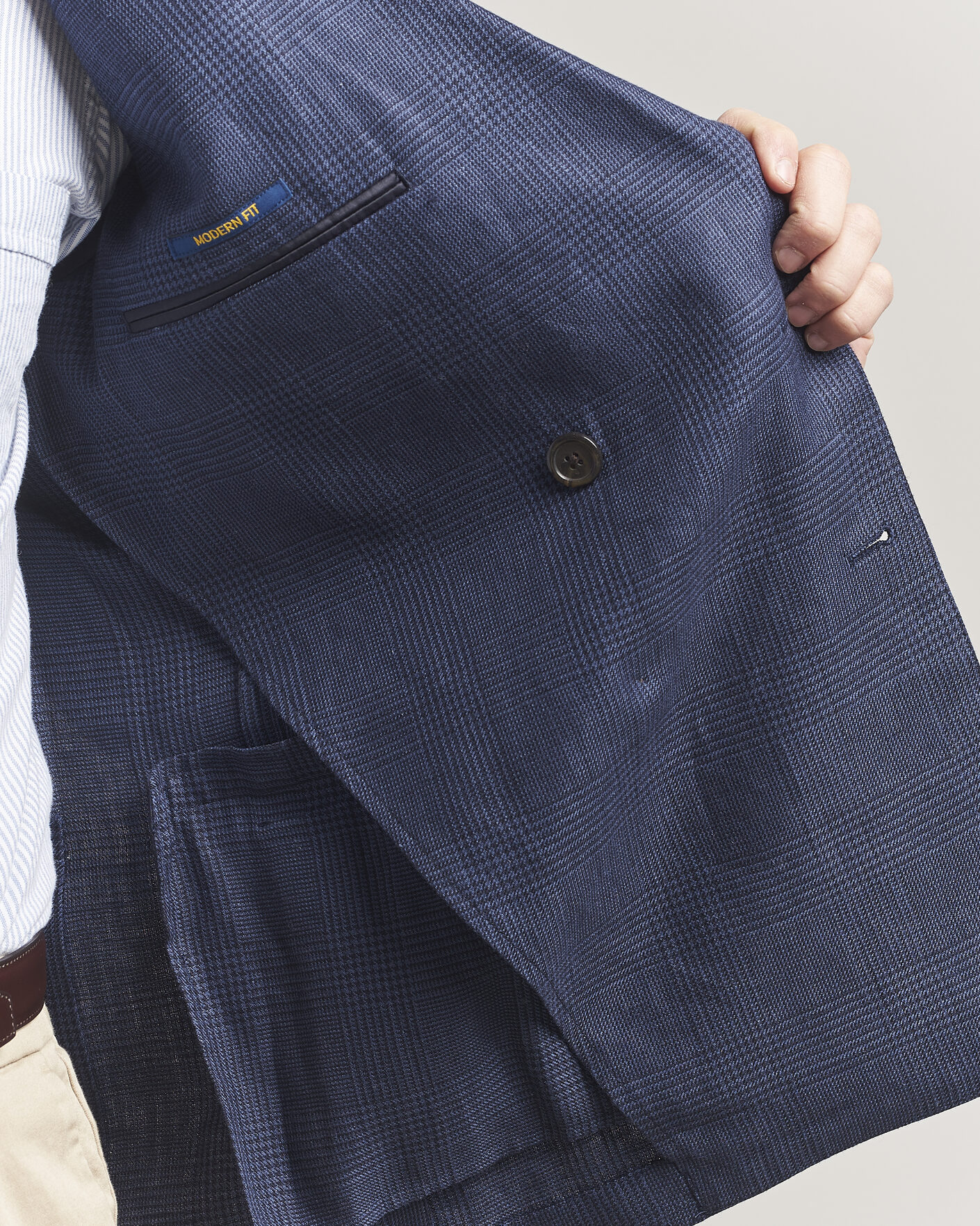 Herr | Kavajer | Polo Ralph Lauren | Mini Glenplaid DB Blazer Spring Navy