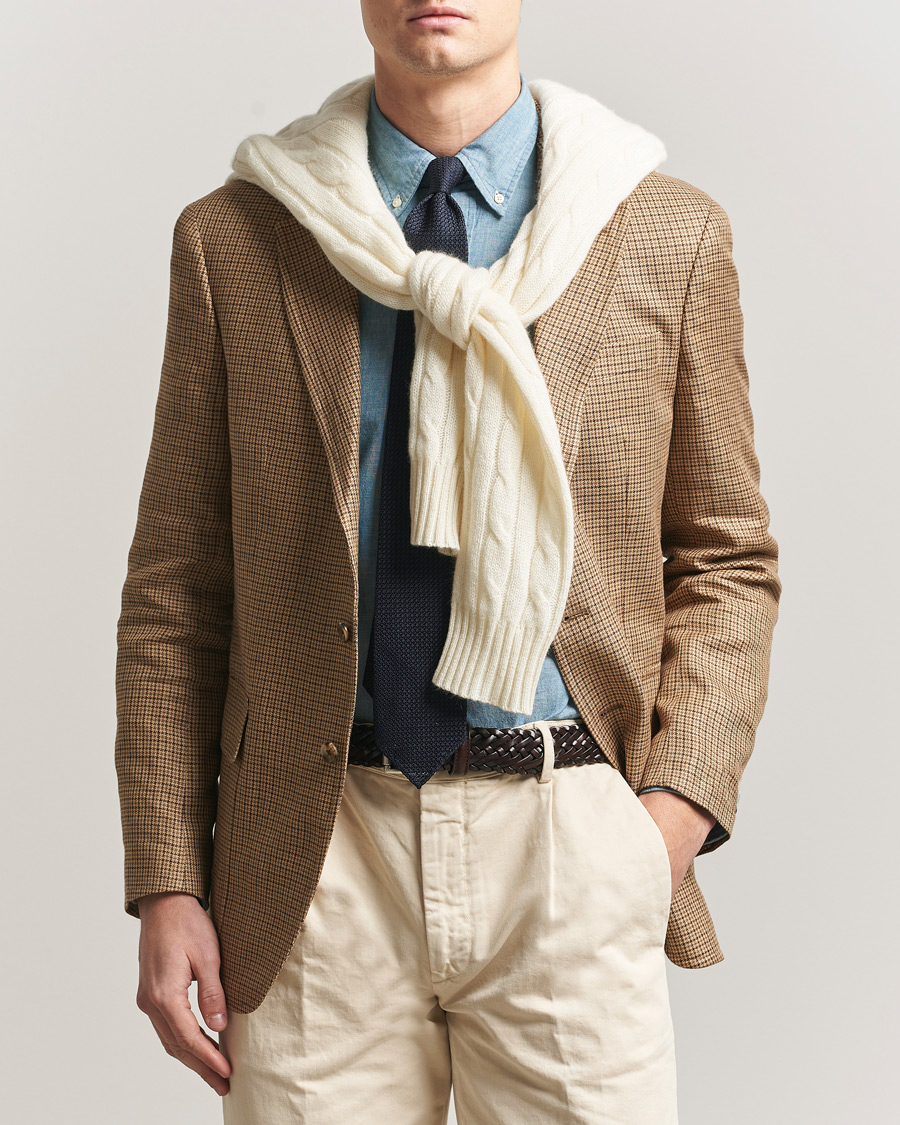 Herr | Kavajer | Polo Ralph Lauren | Mini Guncheck Blazer Camel Multi