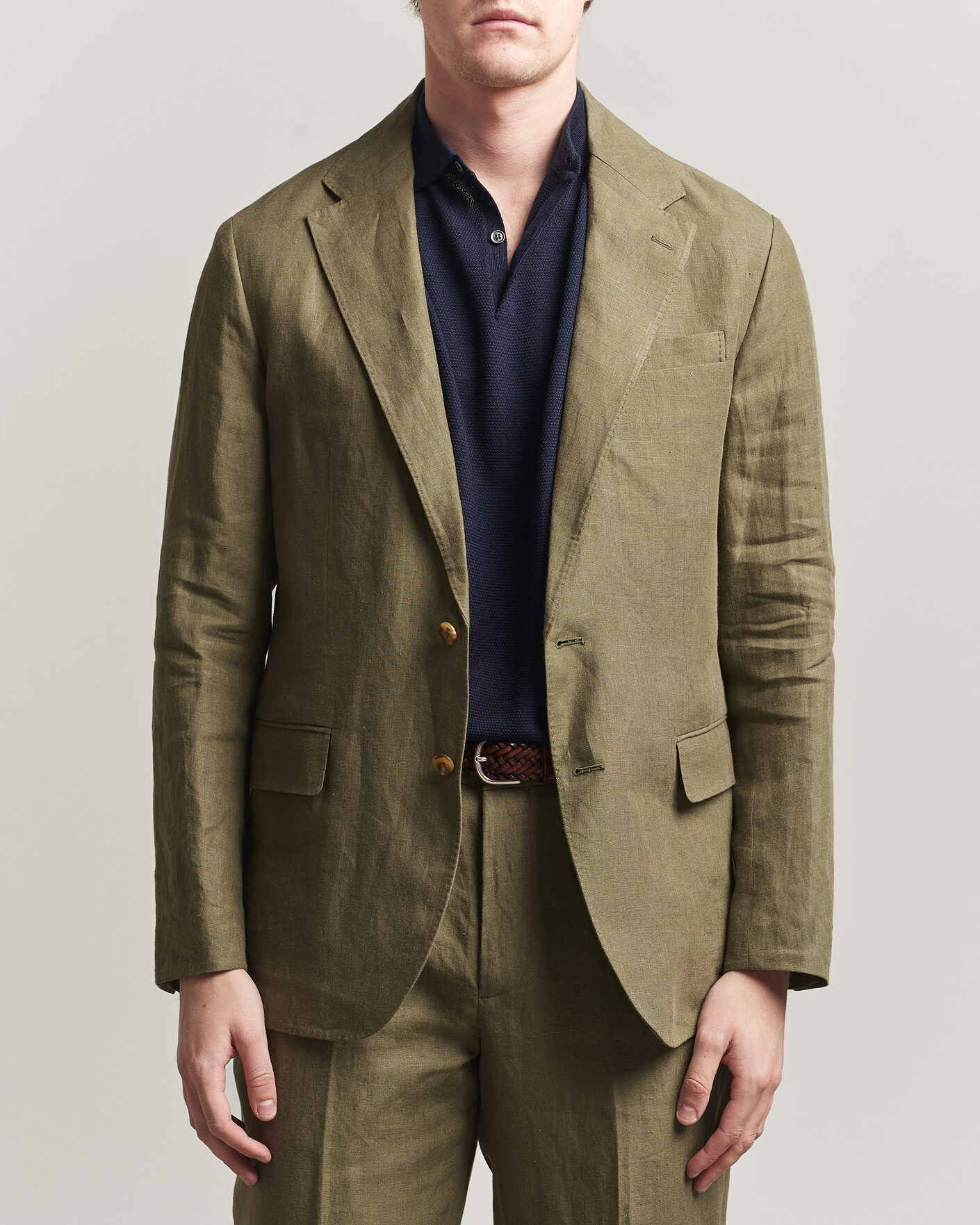 Herr | Kavajer | Polo Ralph Lauren | Linen Sportcoat Basic Olive