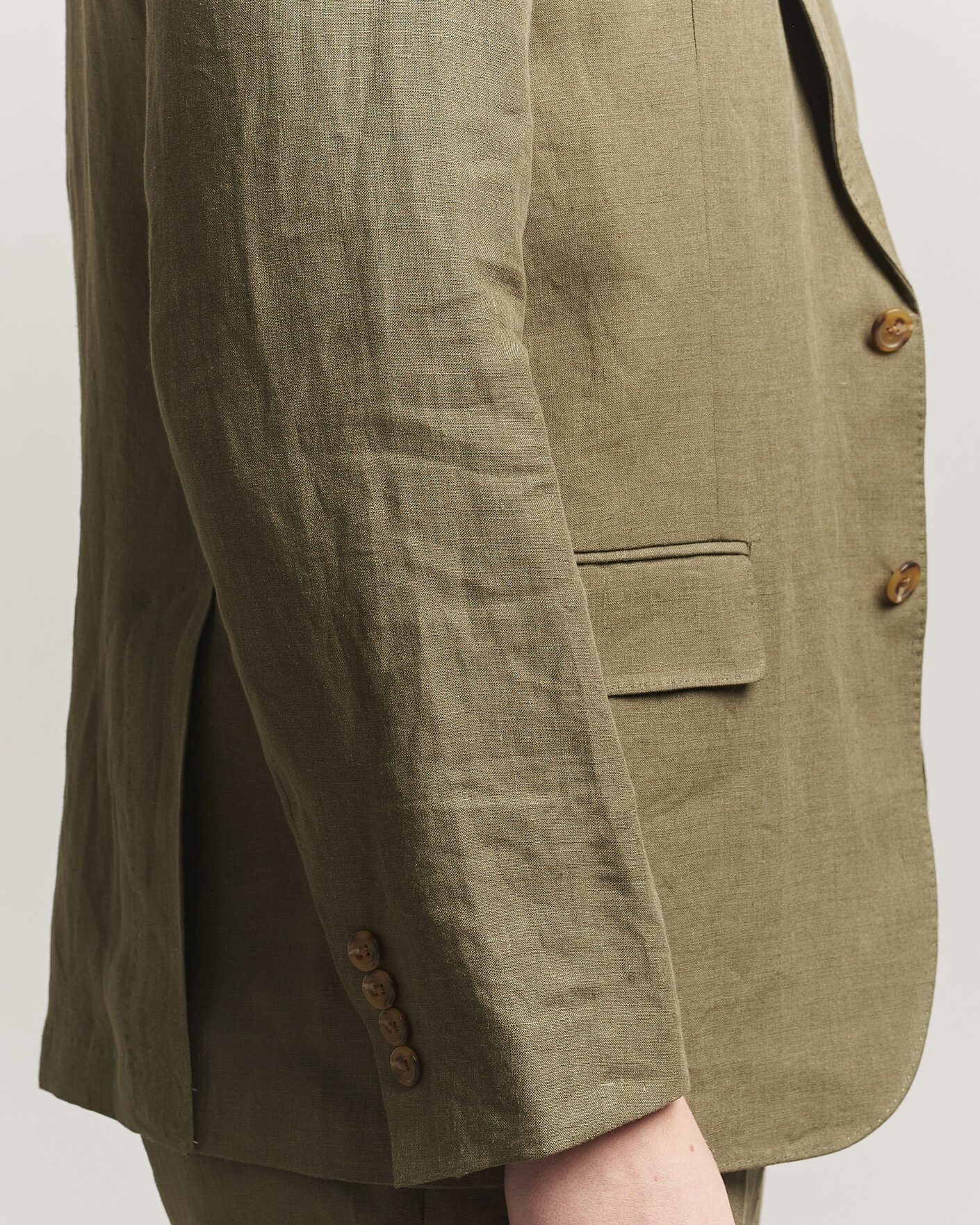 Herr | Kavajer | Polo Ralph Lauren | Linen Sportcoat Basic Olive