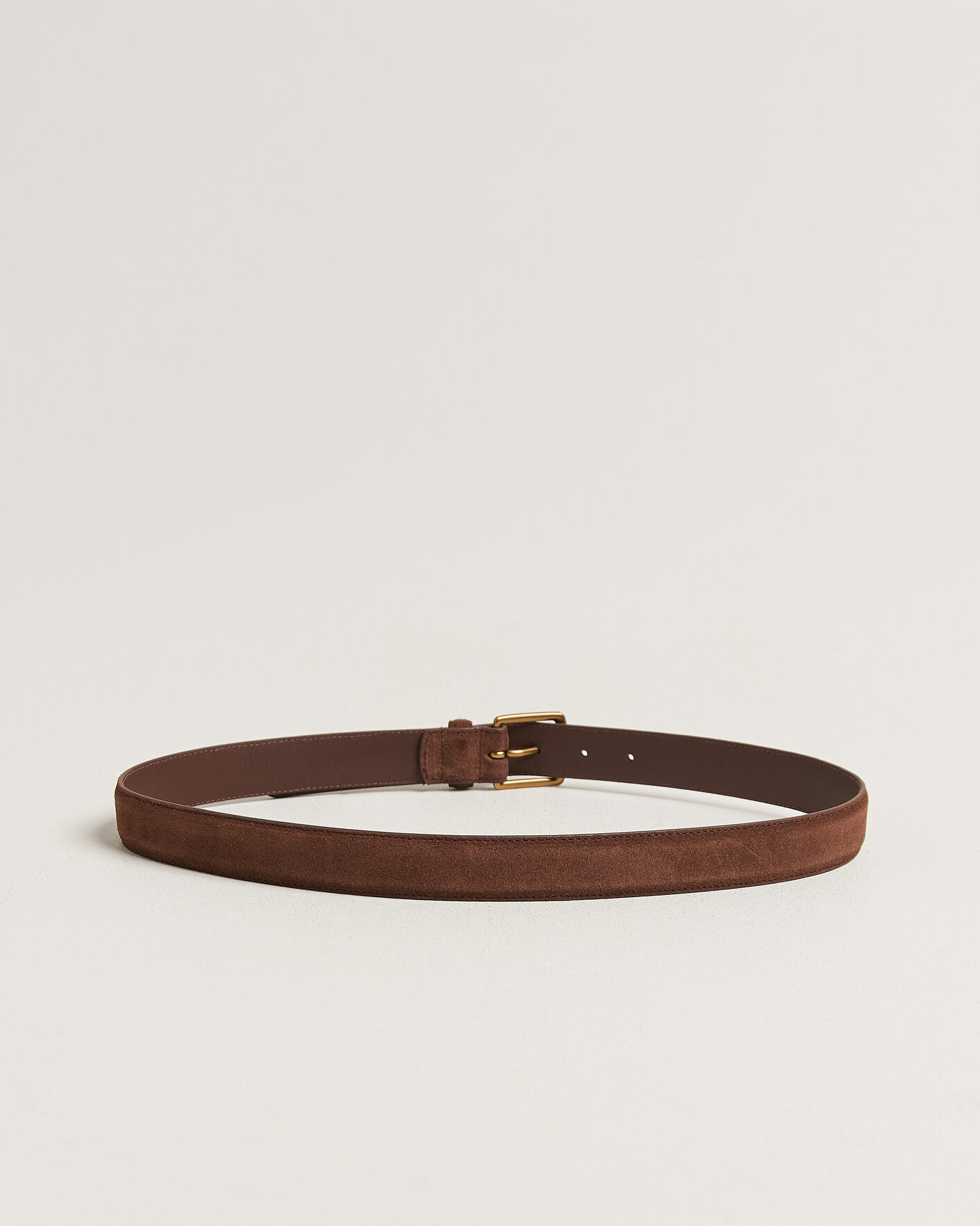 Herr | Bälten | Polo Ralph Lauren | Suede Belt Dark Brown