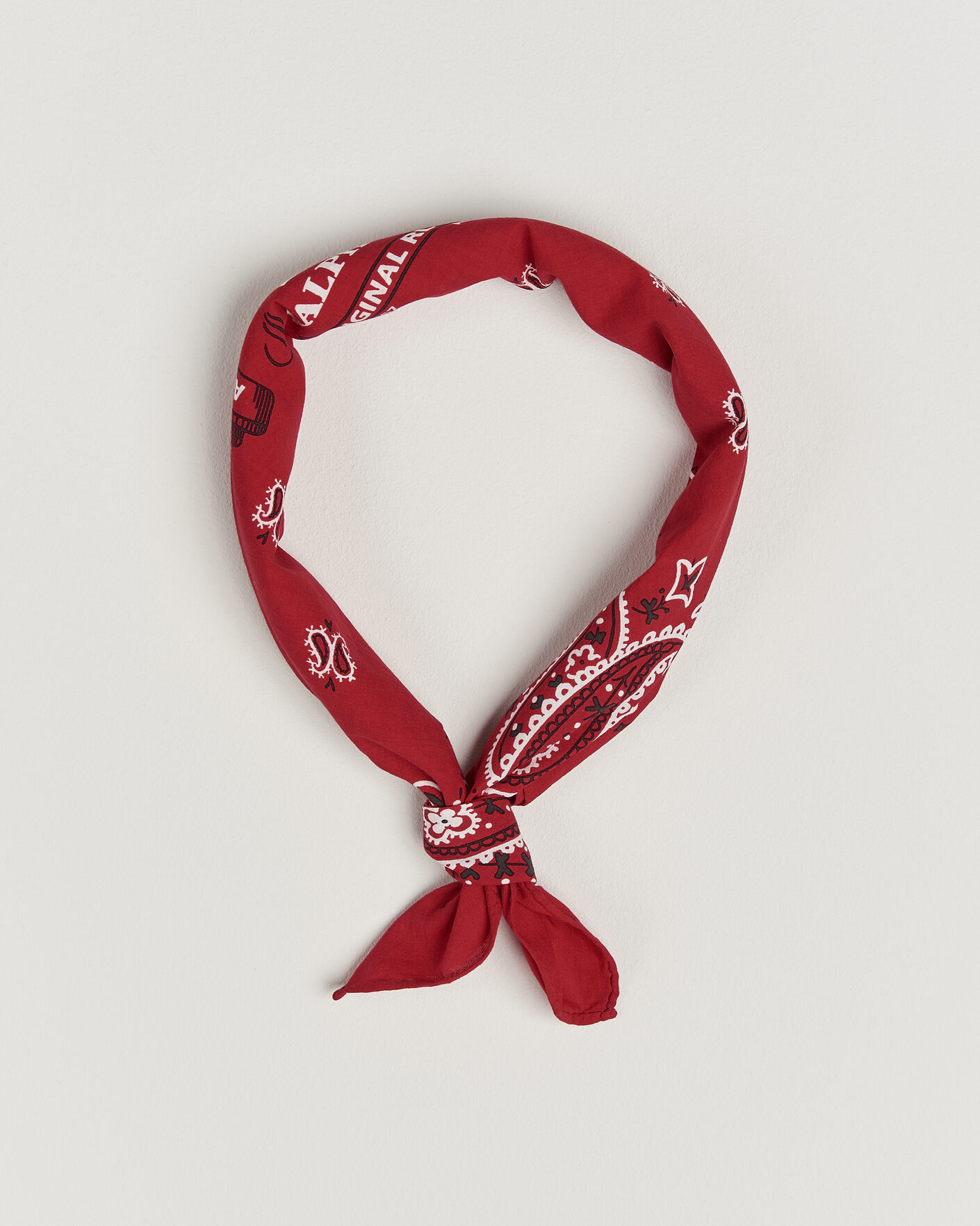 Herr | Scarves | Polo Ralph Lauren | Cotton Printed Bandana Red/White