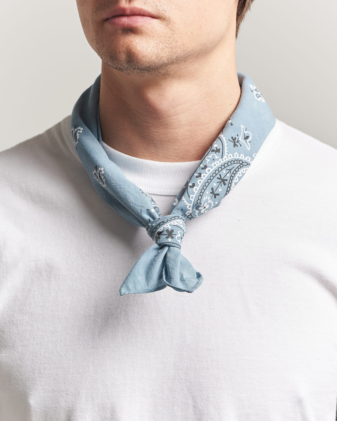 Herr | Scarves | Polo Ralph Lauren | Cotton Printed Bandana Vessle Blue