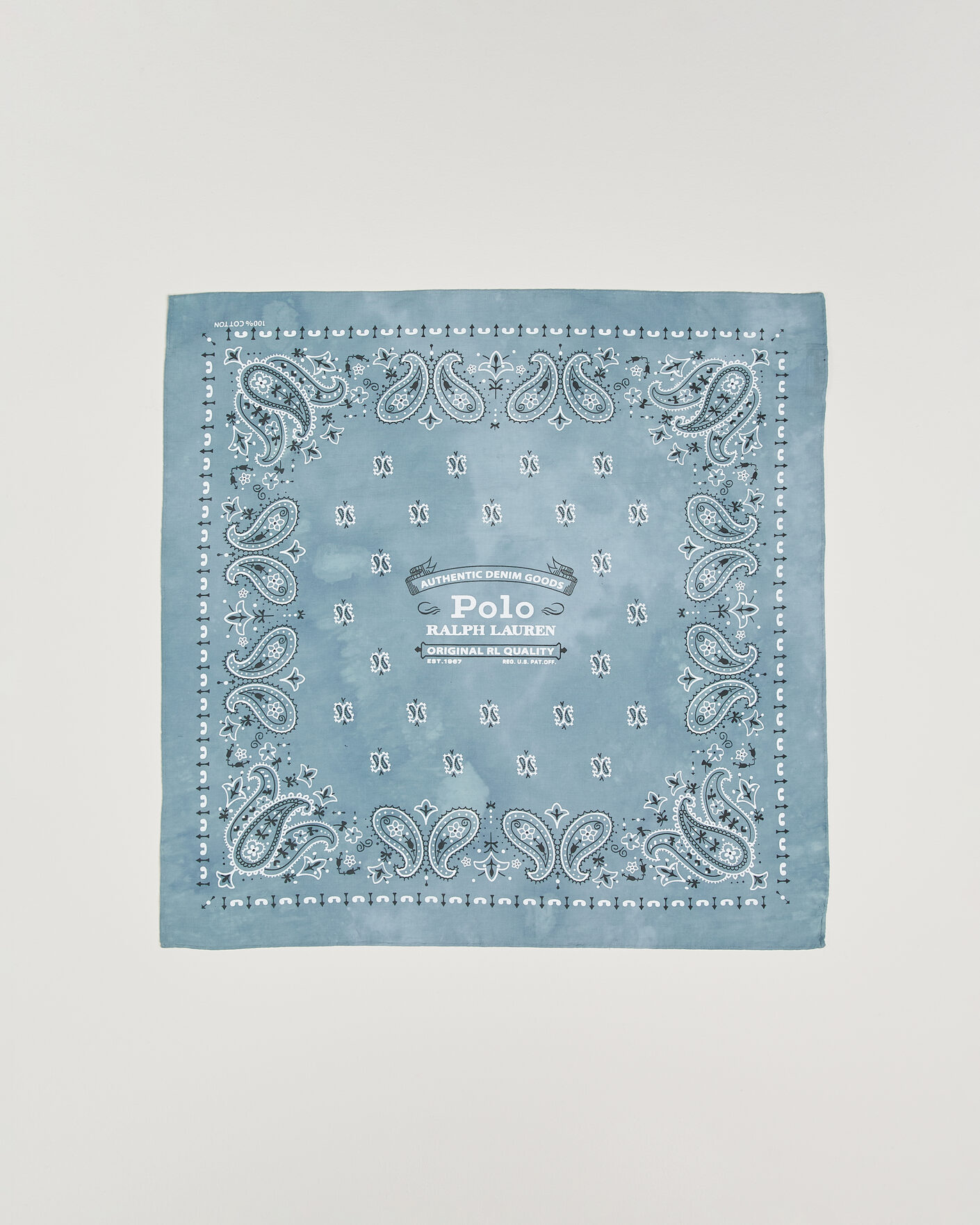 Herr | Scarves | Polo Ralph Lauren | Cotton Printed Bandana Vessle Blue