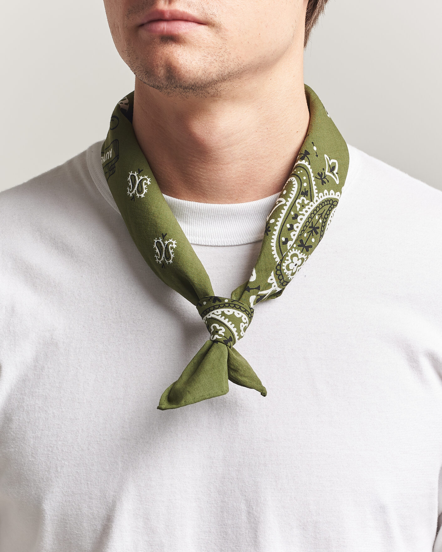 Herr | Scarves | Polo Ralph Lauren | Cotton Printed Bandana Supply Olive