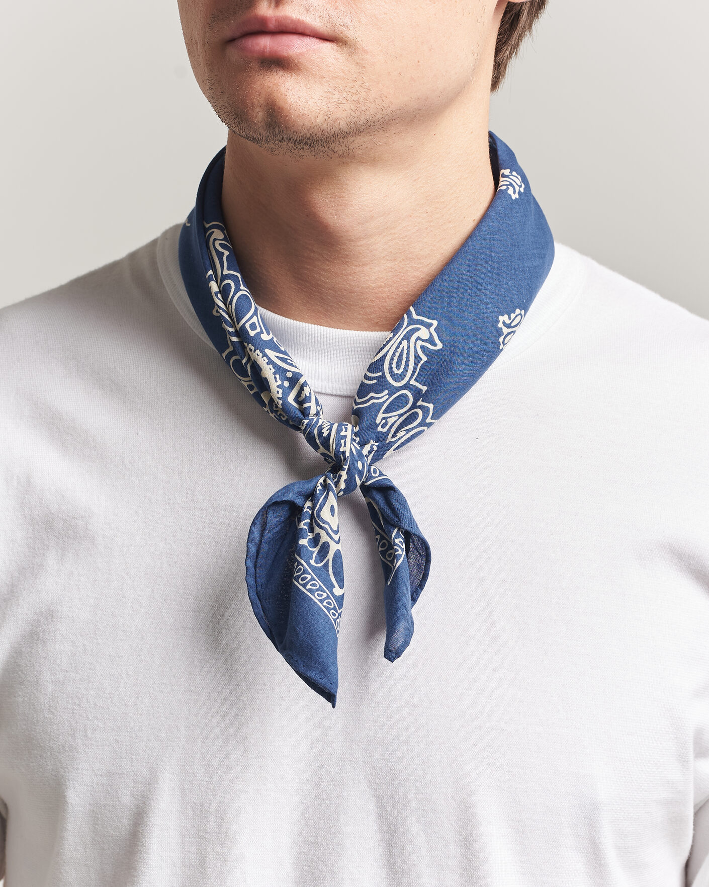 Herr | Scarves | Polo Ralph Lauren | Printed Bear Scarf Navy Multi
