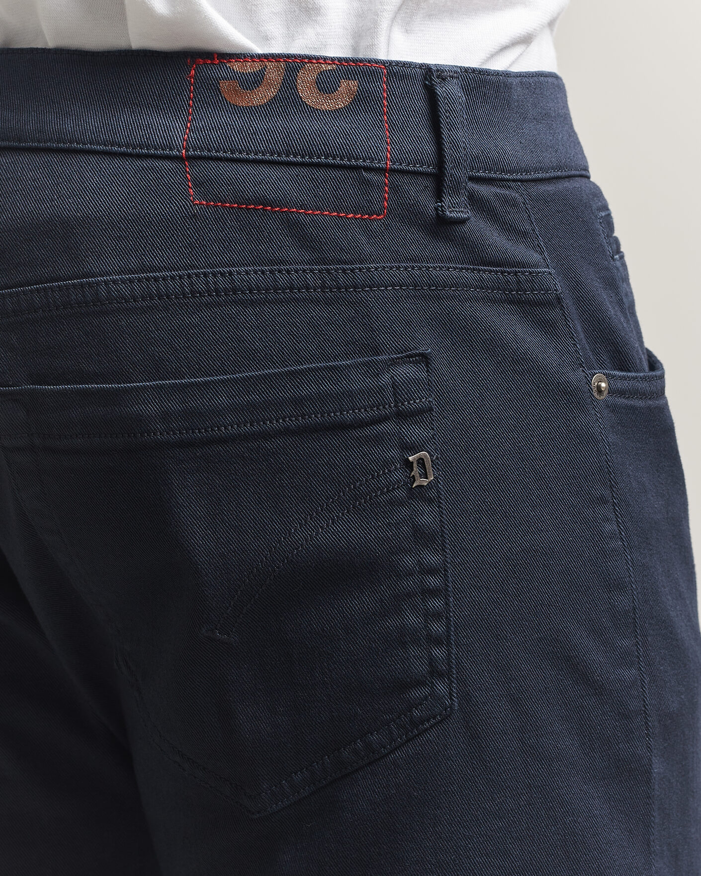 Herr | Byxor | Dondup | George Bullstretch 5-Pocket Pants Navy
