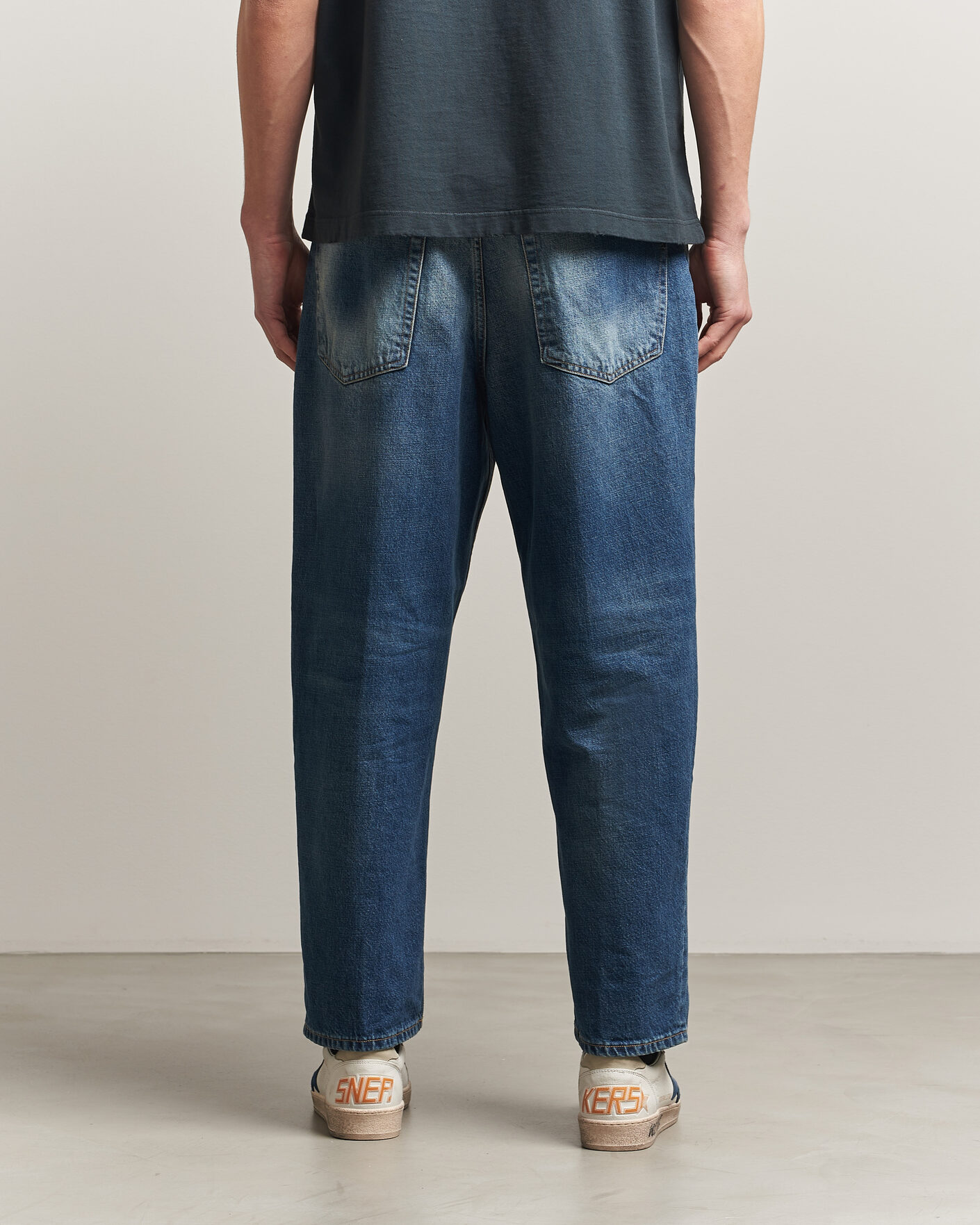 Herr | Skjortor | Dondup | Anthony Loose Fit Jeans Medium Blue