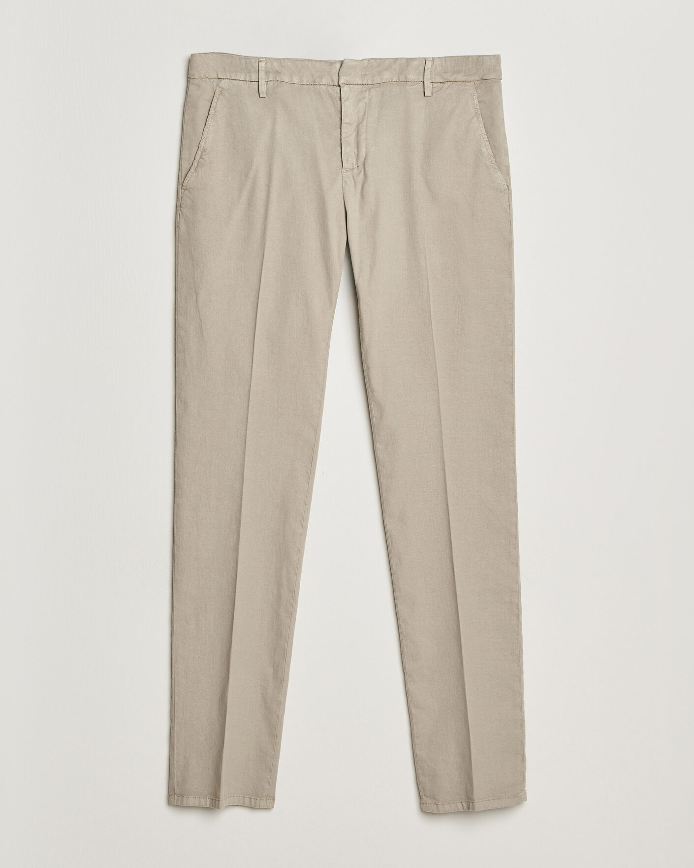 Herr | Byxor | Dondup | Spiritisimo Linen Stretch Chinos Beige