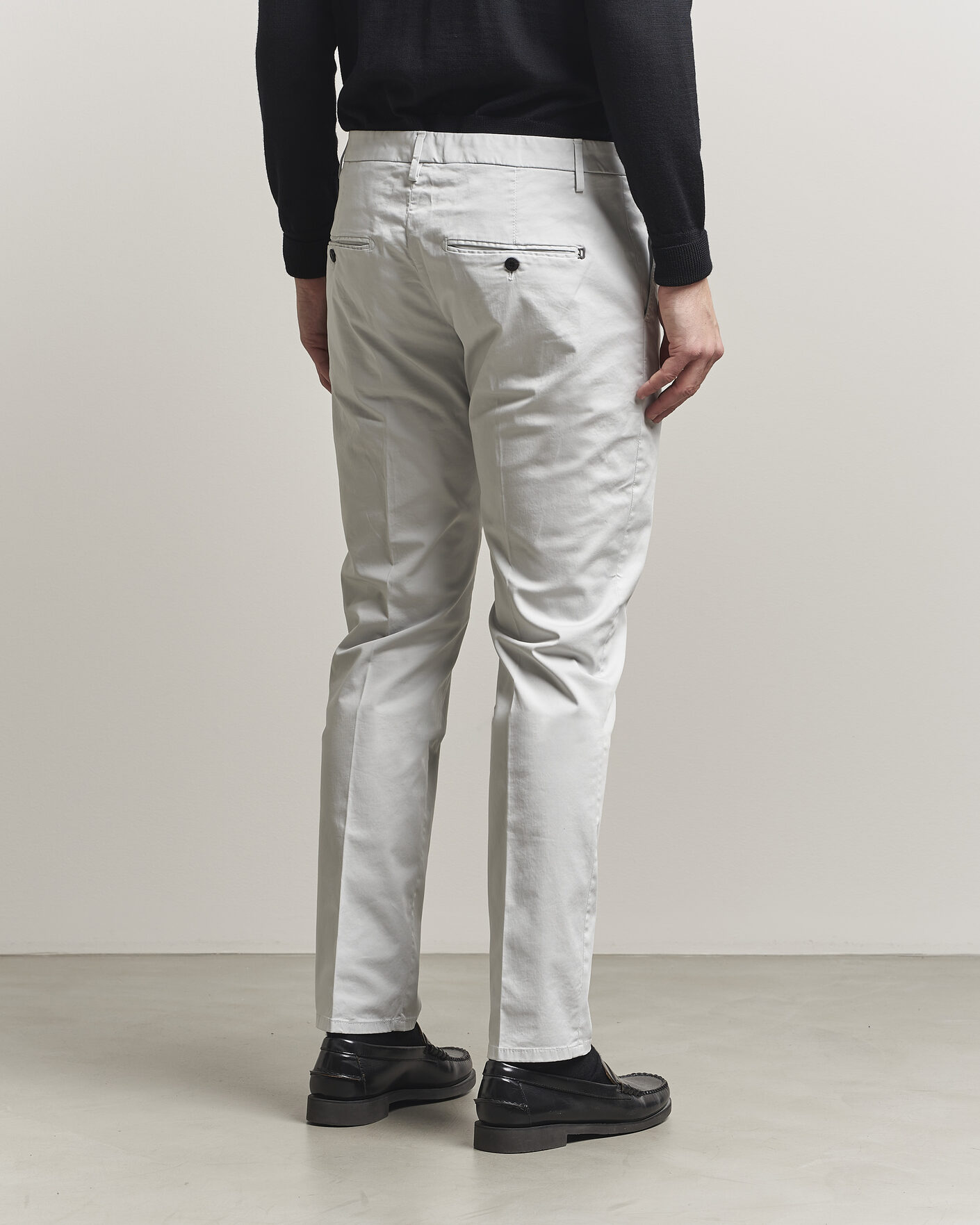 Herr | Byxor | Dondup | Spiritisimo Cotton Chinos Light Grey