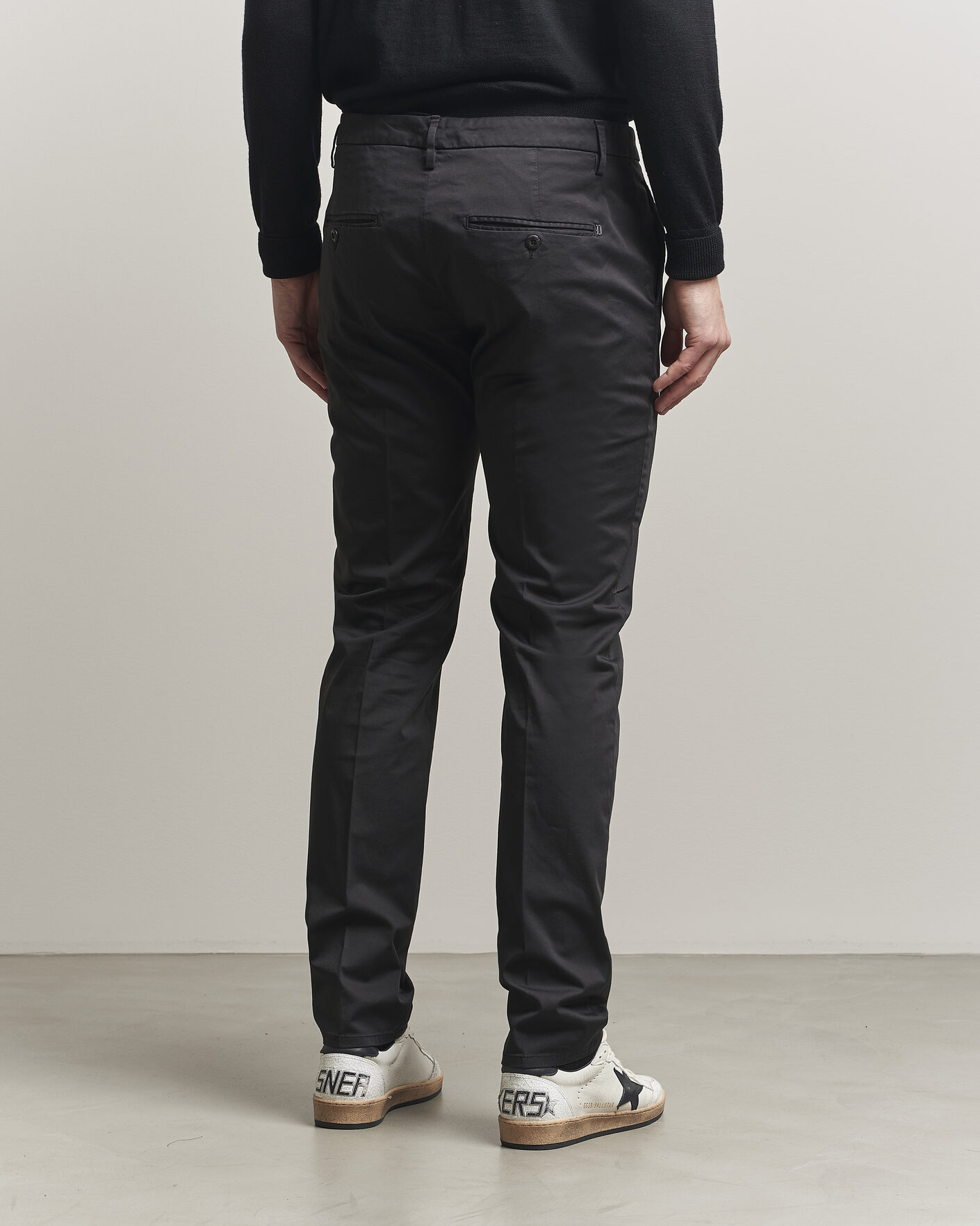 Herr | Byxor | Dondup | Spiritisimo Cotton Chinos Black