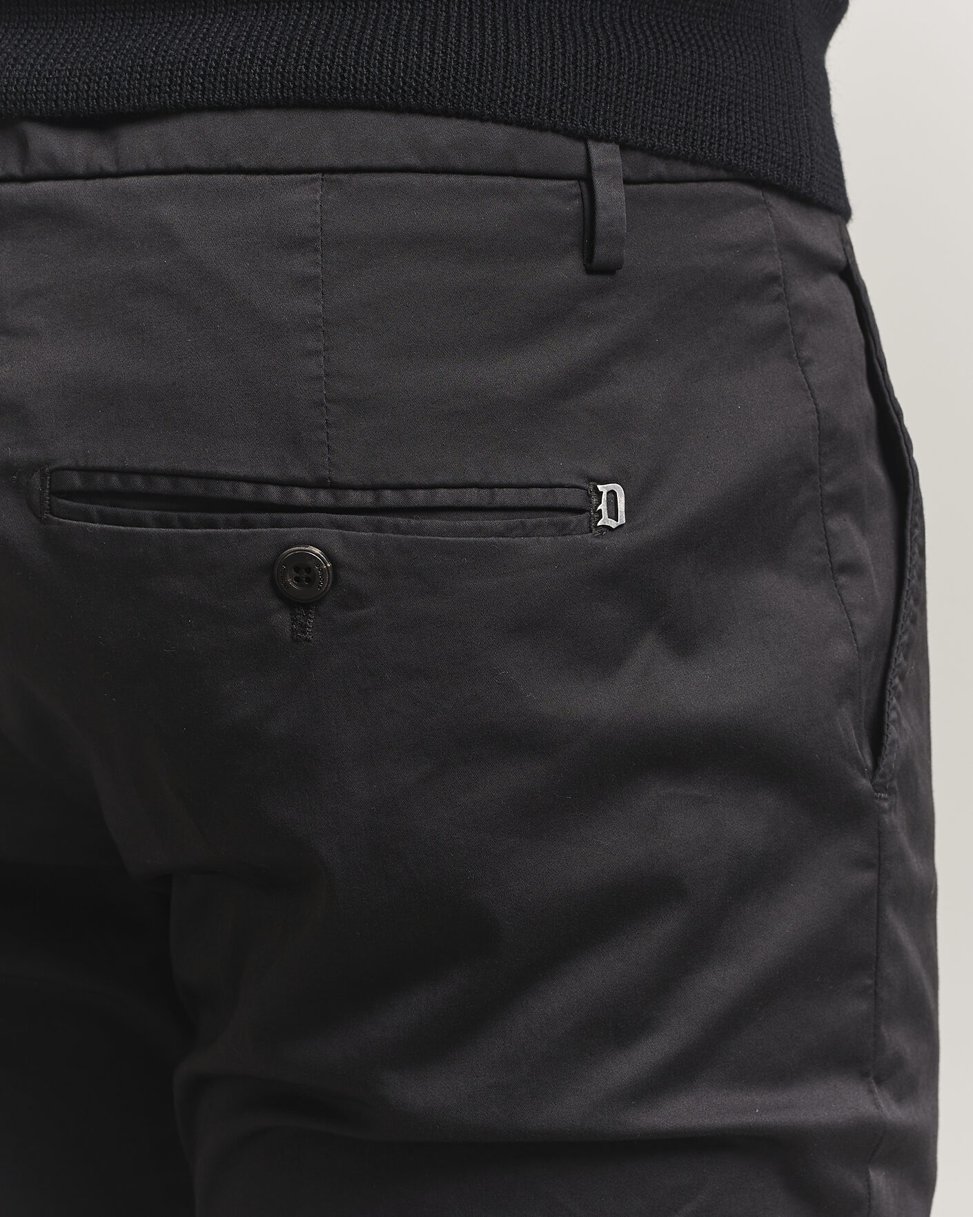 Herr | Byxor | Dondup | Spiritisimo Cotton Chinos Black