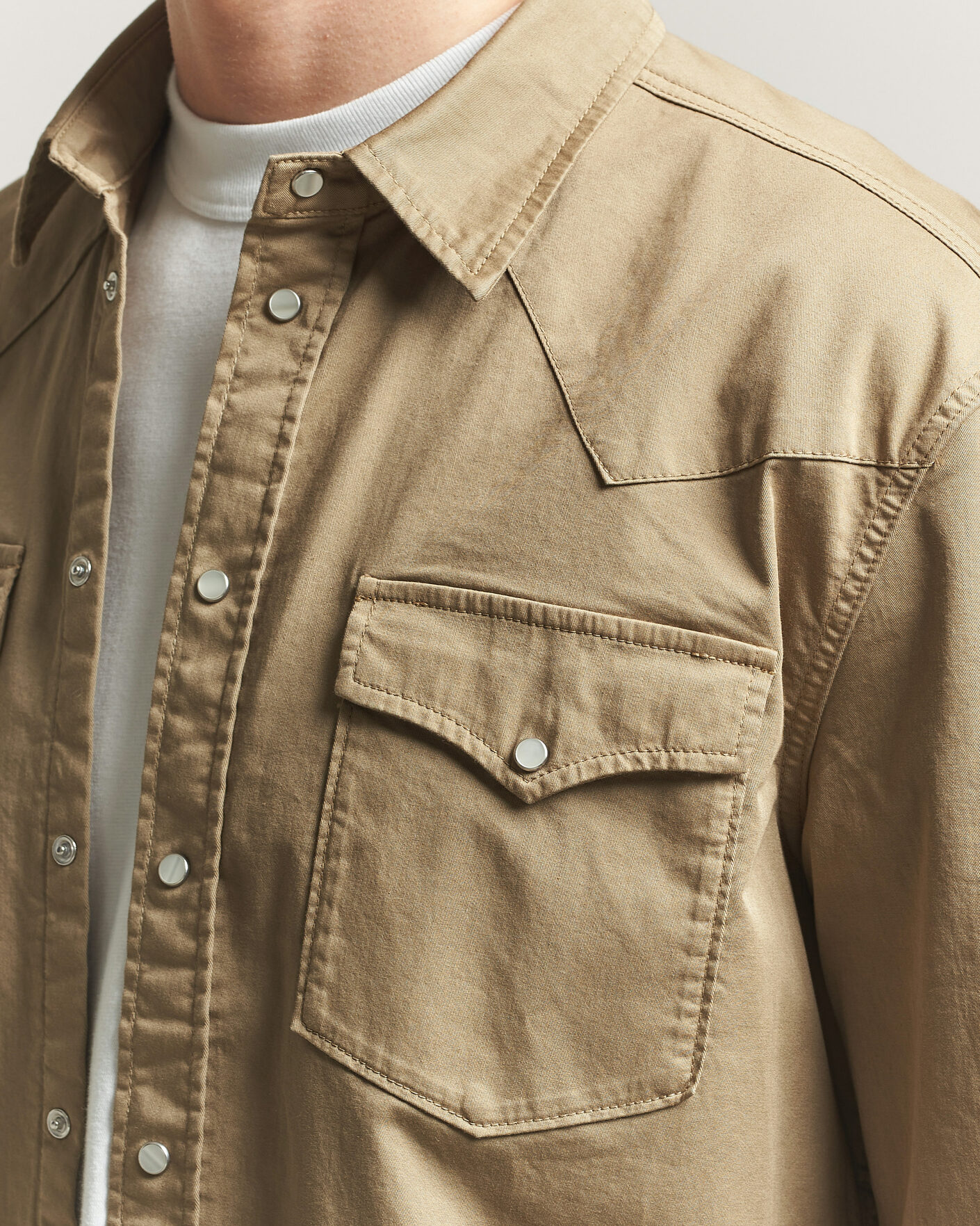 Herr | Skjortor | Dondup | Regular Fit Shirt Beige