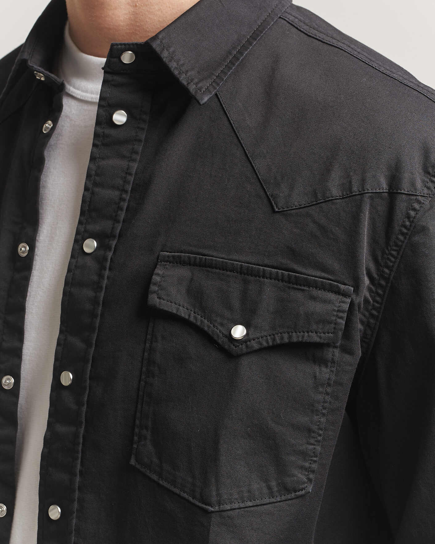 Herr | Skjortor | Dondup | Regular Fit Shirt Washed Black