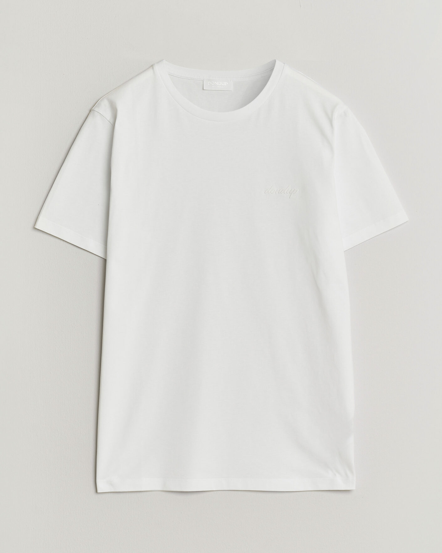 Herr | T-Shirts | Dondup | Logo Crew Neck T-Shirt White