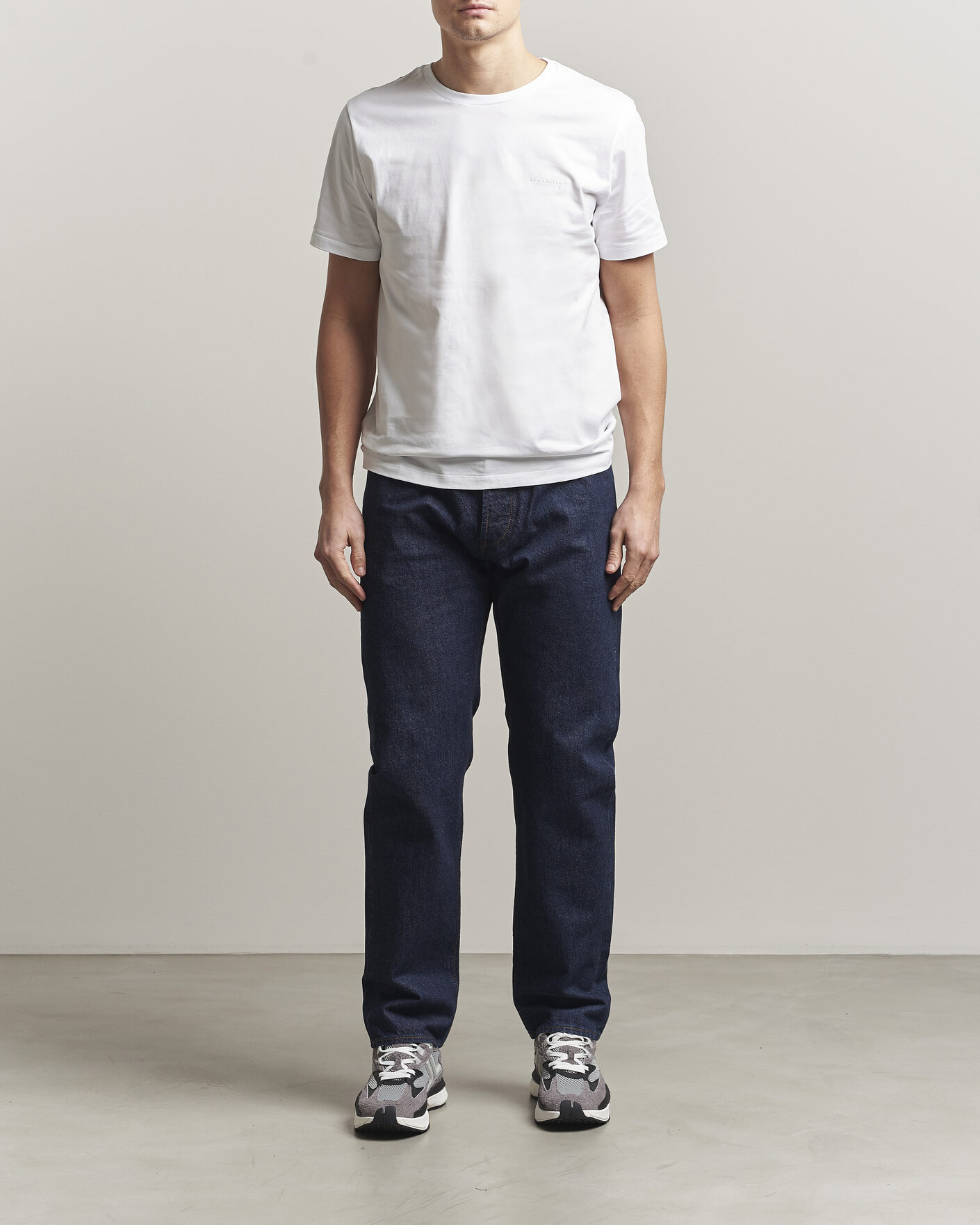 Herr | T-Shirts | Dondup | Logo Crew Neck T-Shirt White